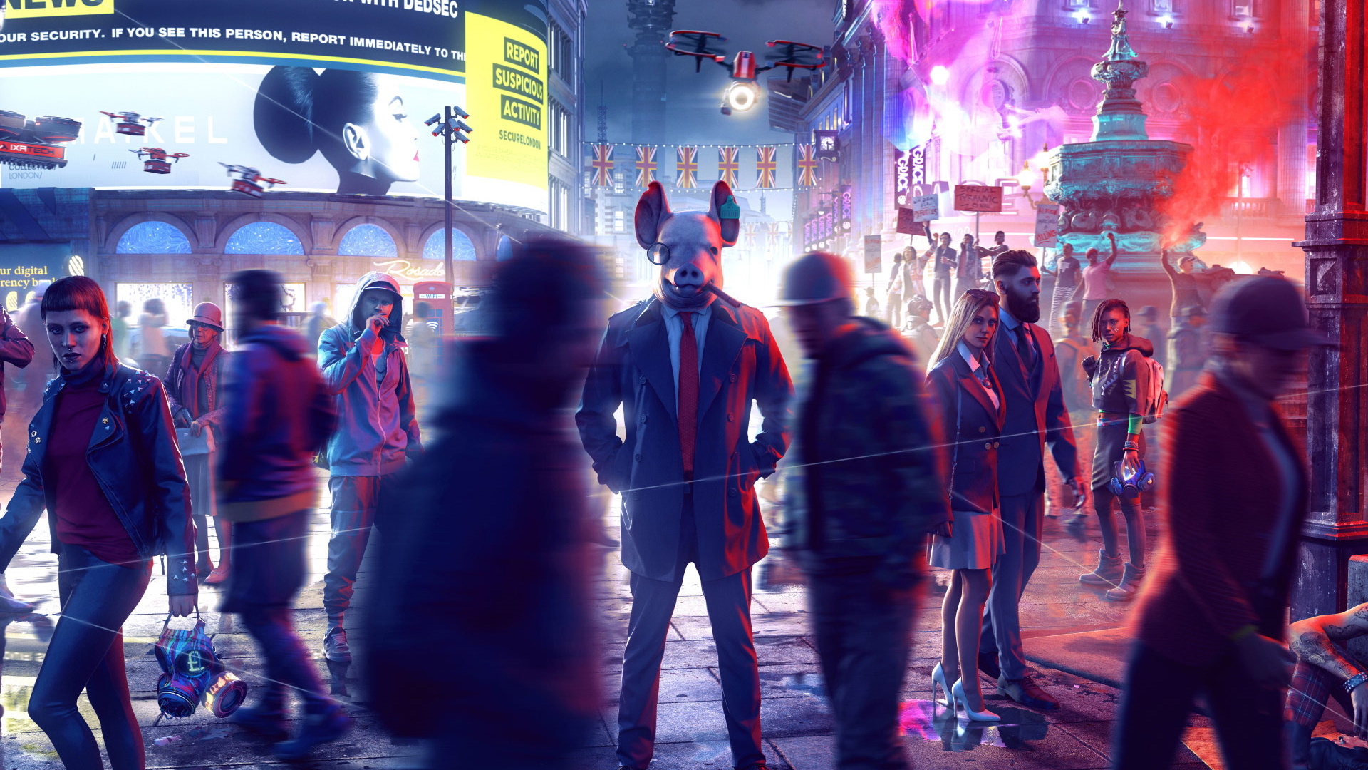 Watch Dogs Legion Future Fight Wallpapers