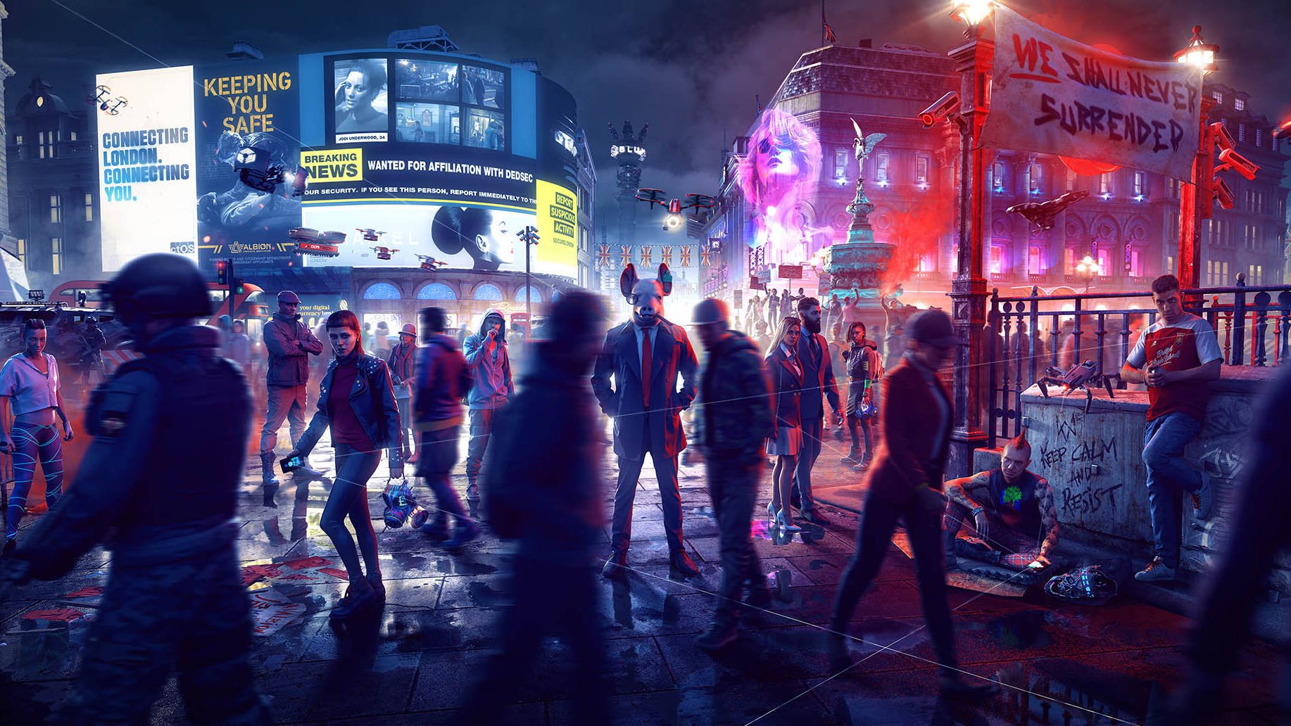 Watch Dogs Legion Future Fight Wallpapers