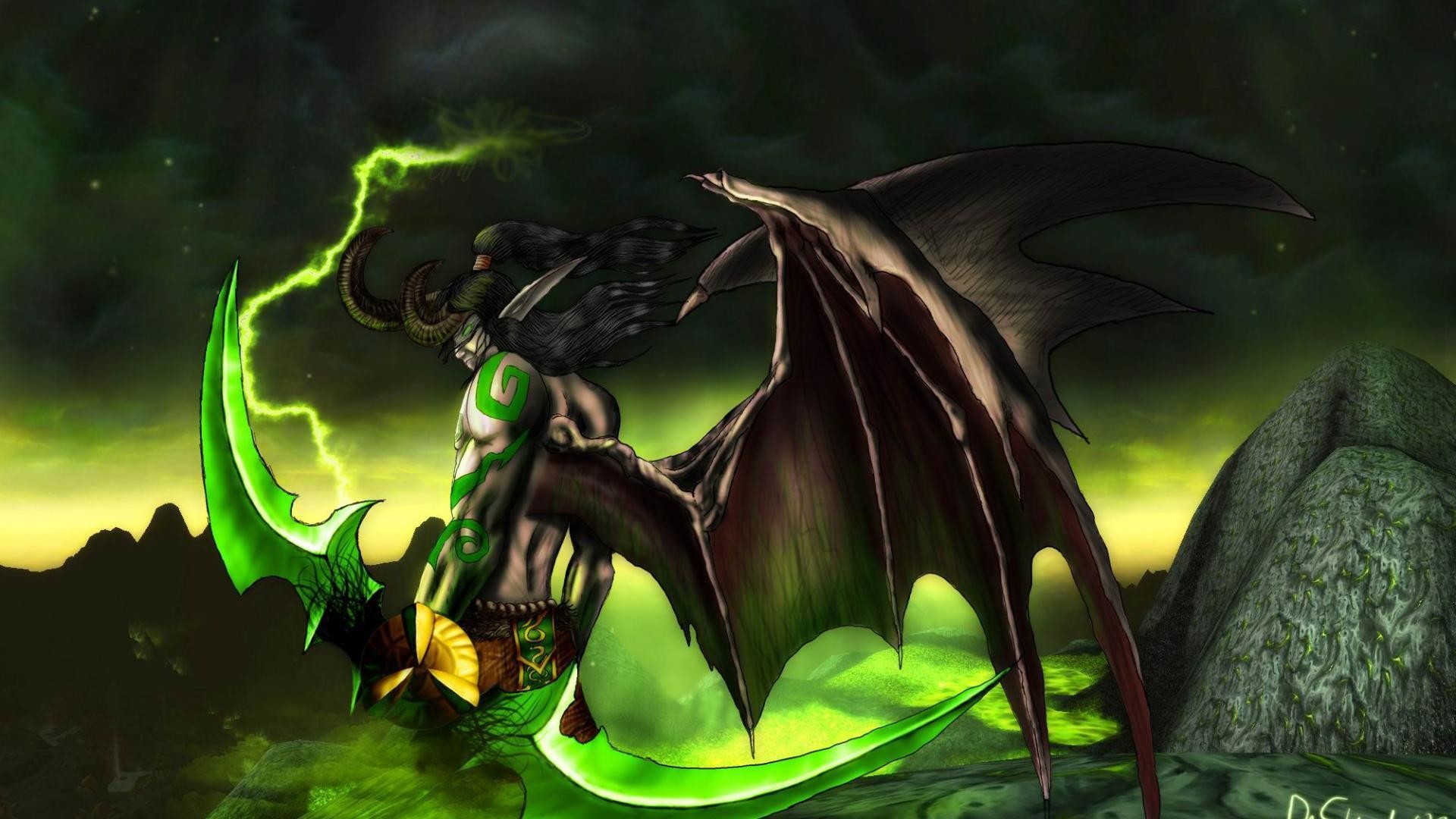 world of warcraft demon hunter Wallpapers