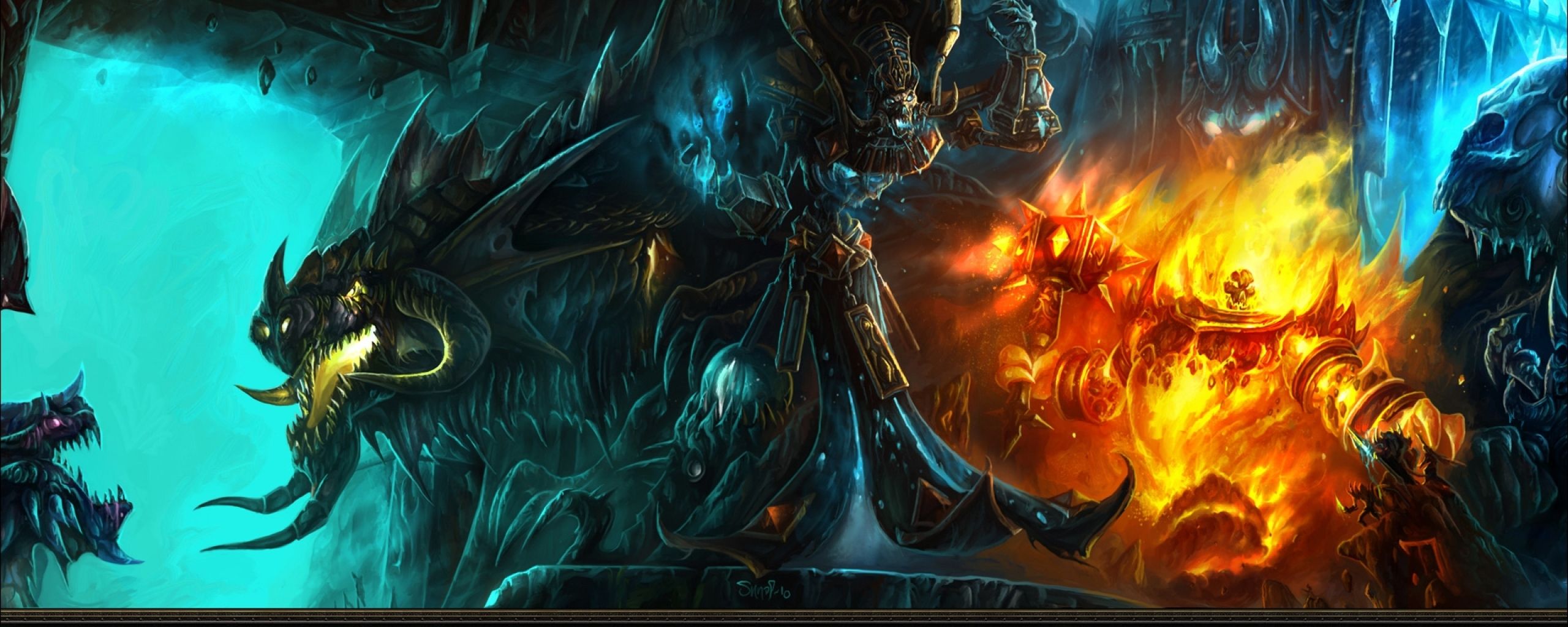 world of warcraft dual screen Wallpapers