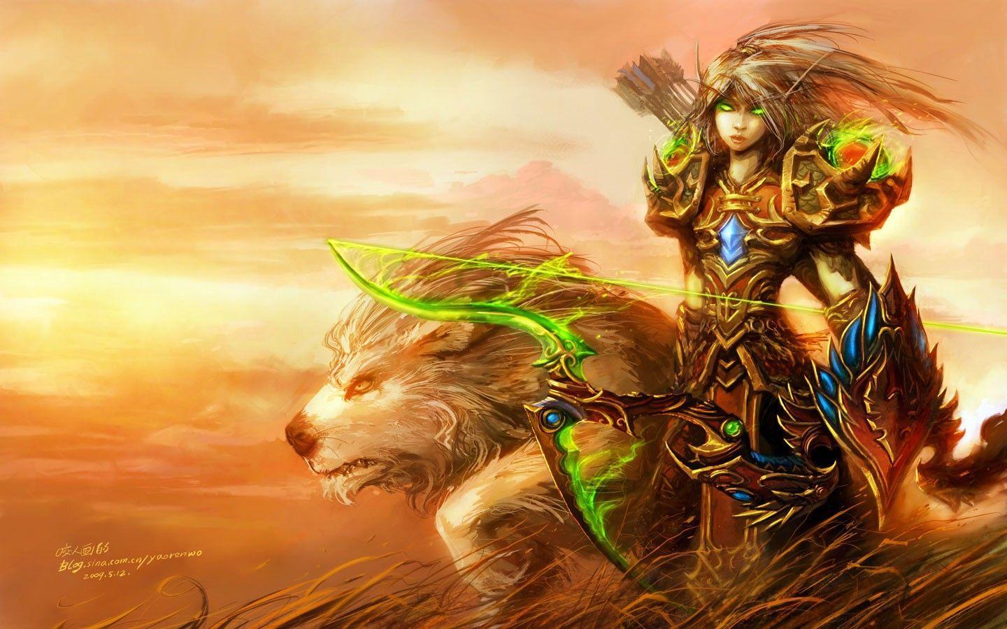 world of warcraft hunter Wallpapers