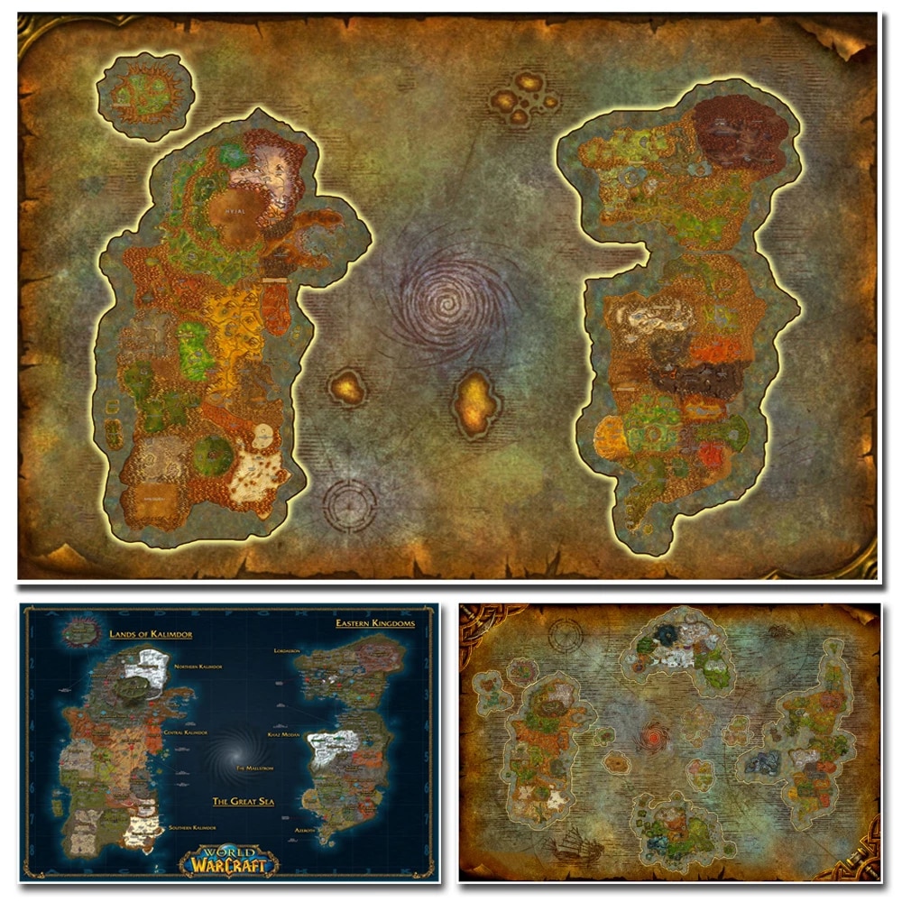 world of warcraft map Wallpapers