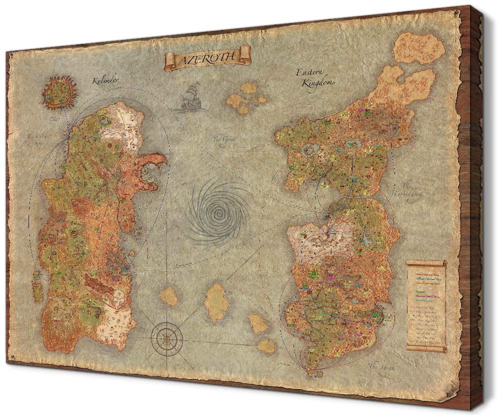 world of warcraft map Wallpapers