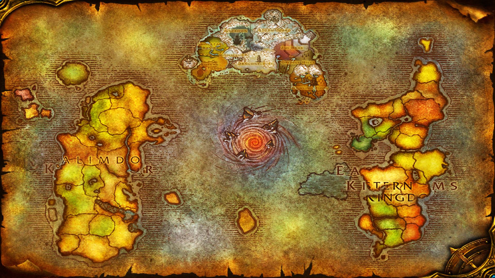 world of warcraft map Wallpapers