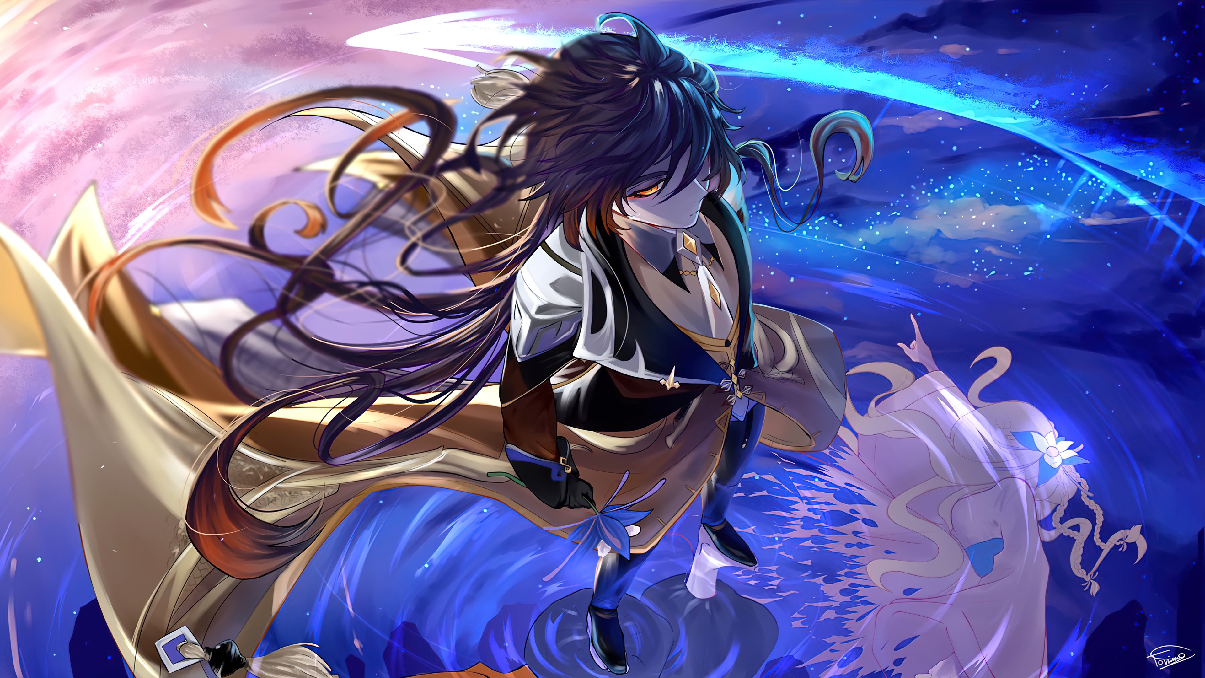 Zhongli Cool Genshin Impact Wallpapers