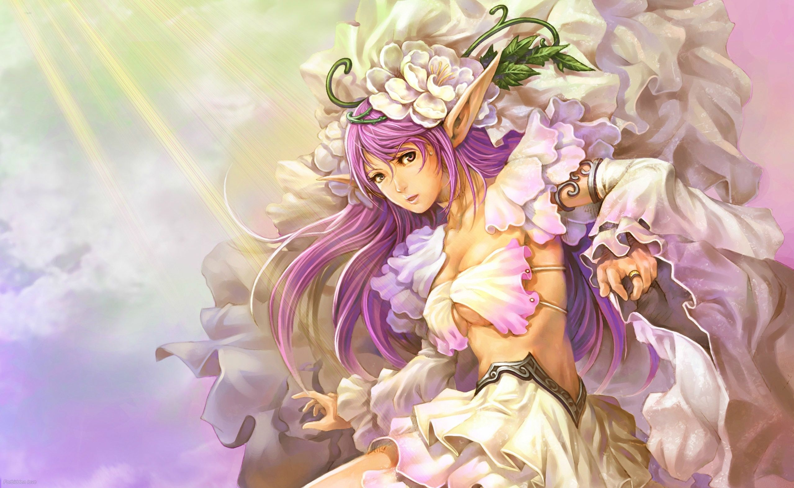 Anime Elf Fantasy Artwork
 Wallpapers