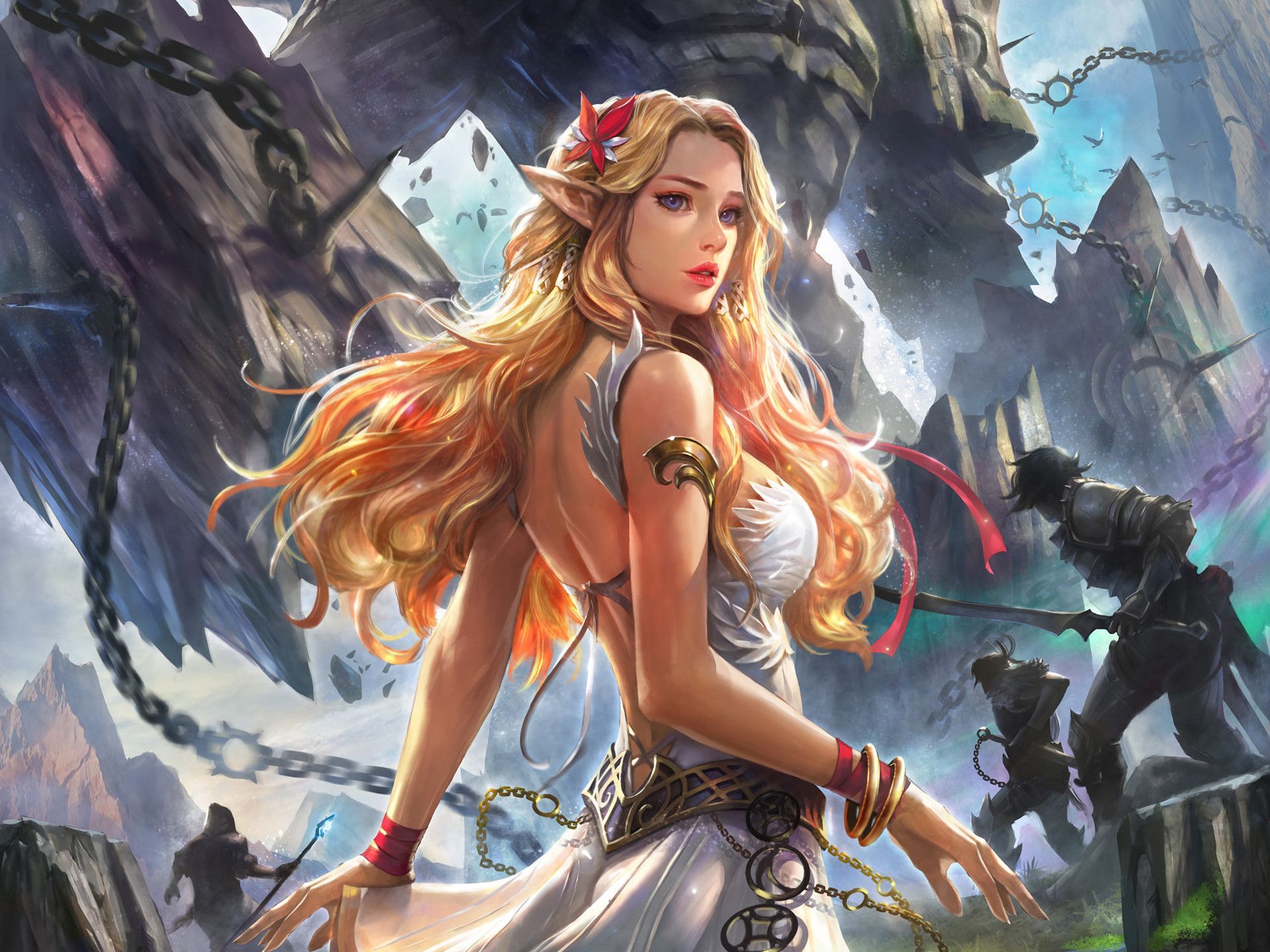 Anime Elf Fantasy Artwork
 Wallpapers