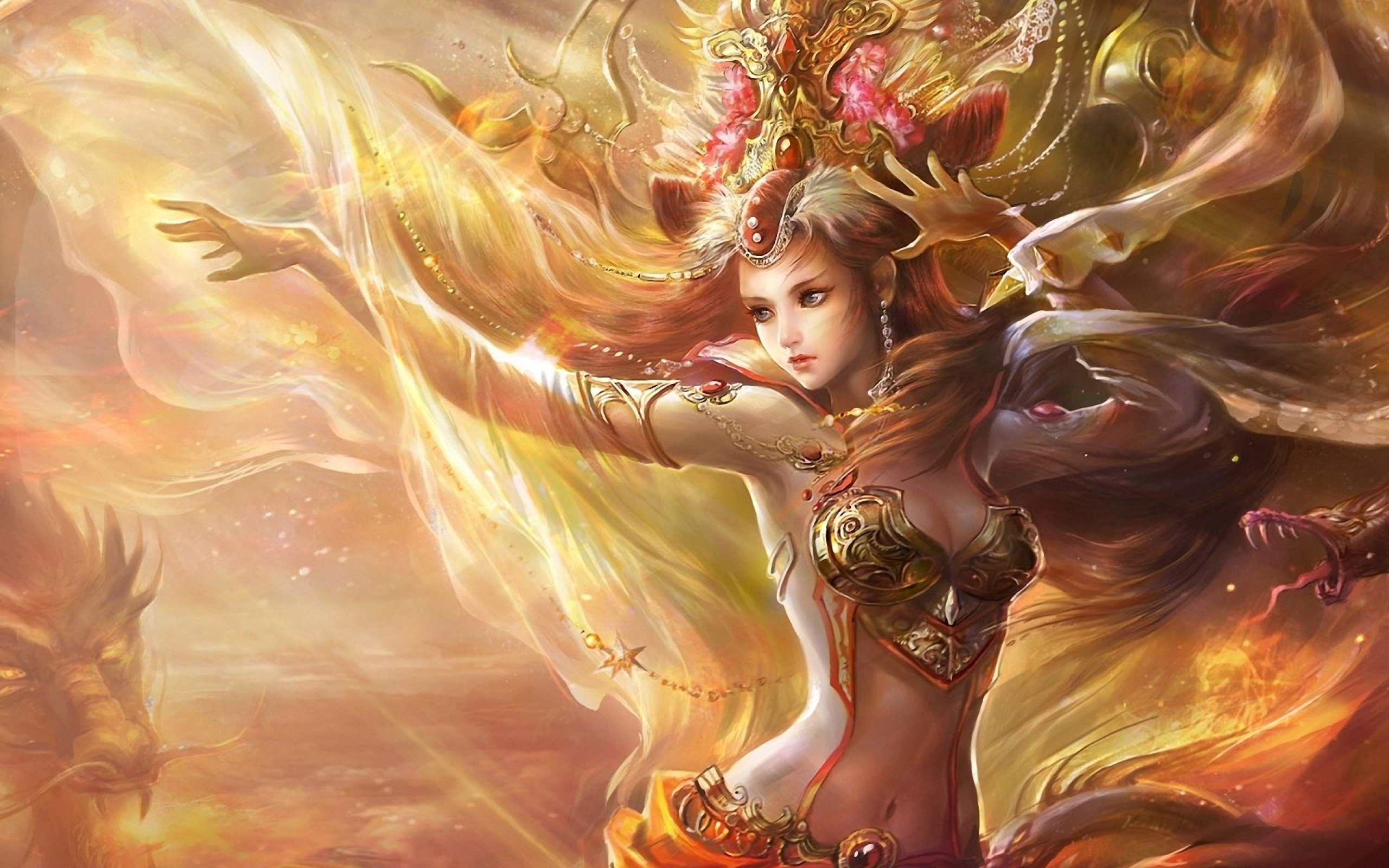 Beautiful Girl Fantasy Art
 Wallpapers