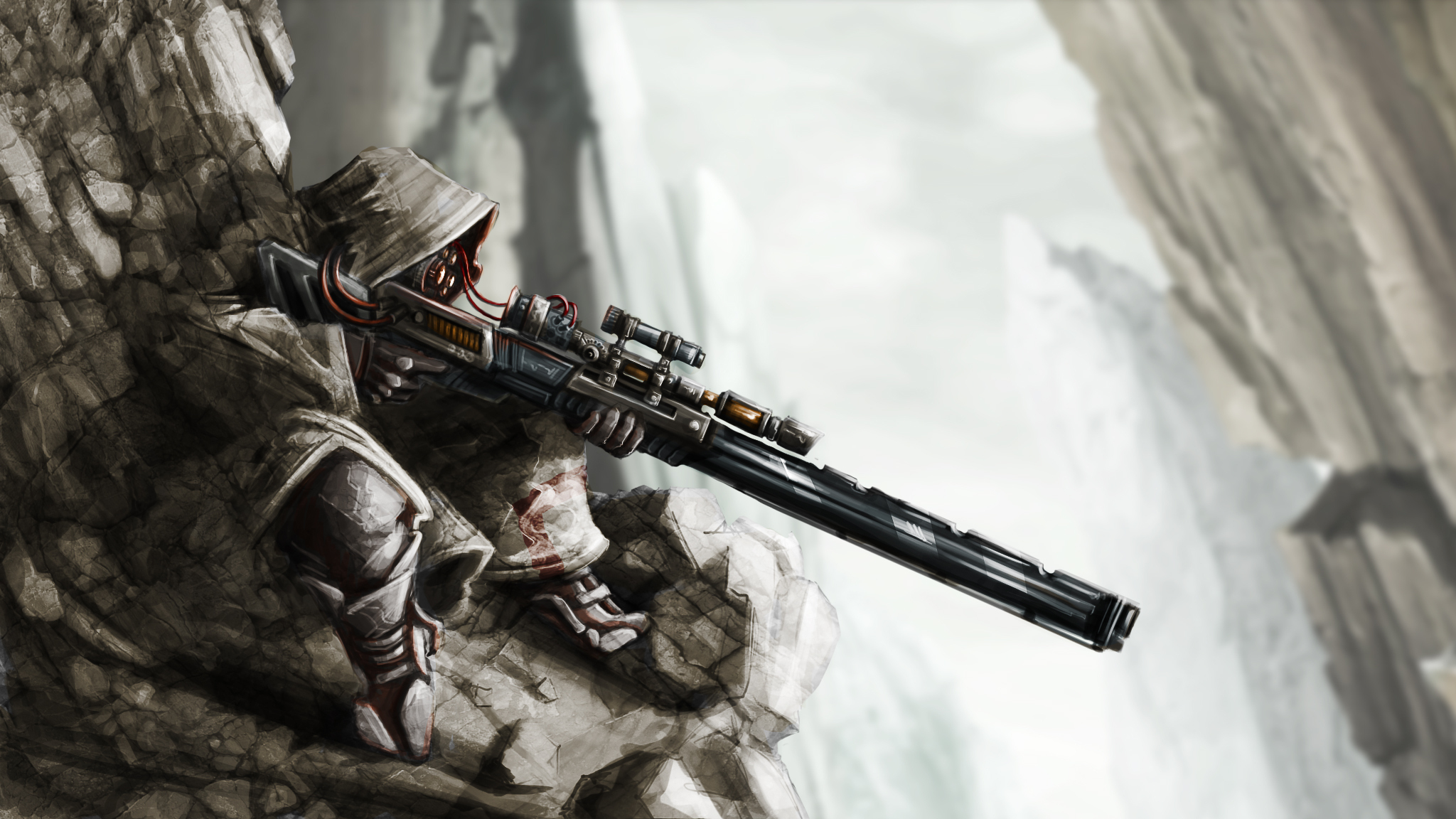 Cool Cyborg Sniper
 Wallpapers
