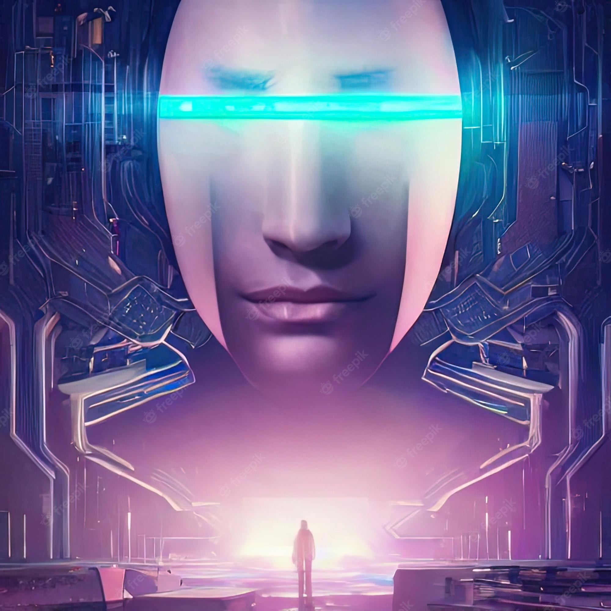 Cyberpunk Futuristic Vr Girl
 Wallpapers