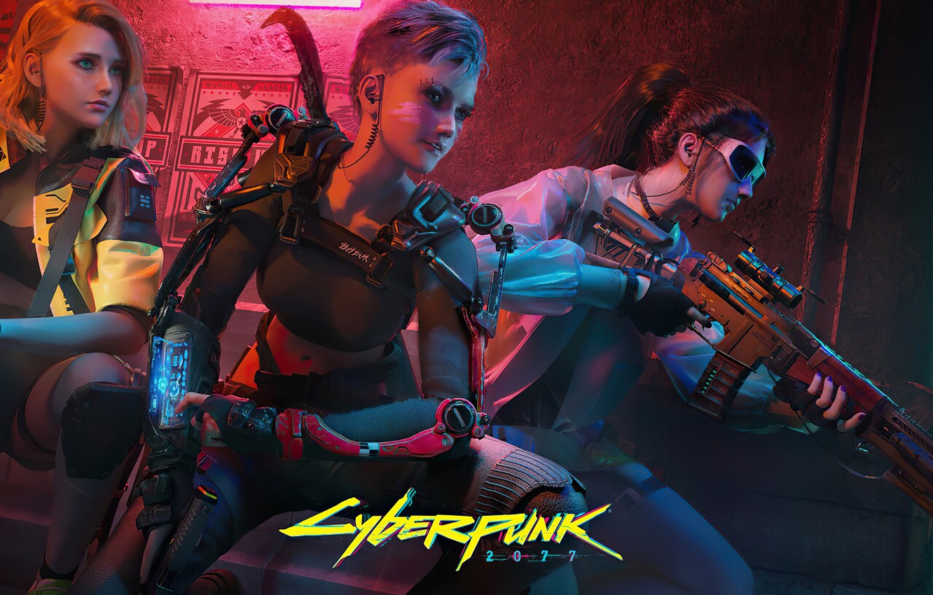 Cyberpunk Woman Warrior
 Wallpapers