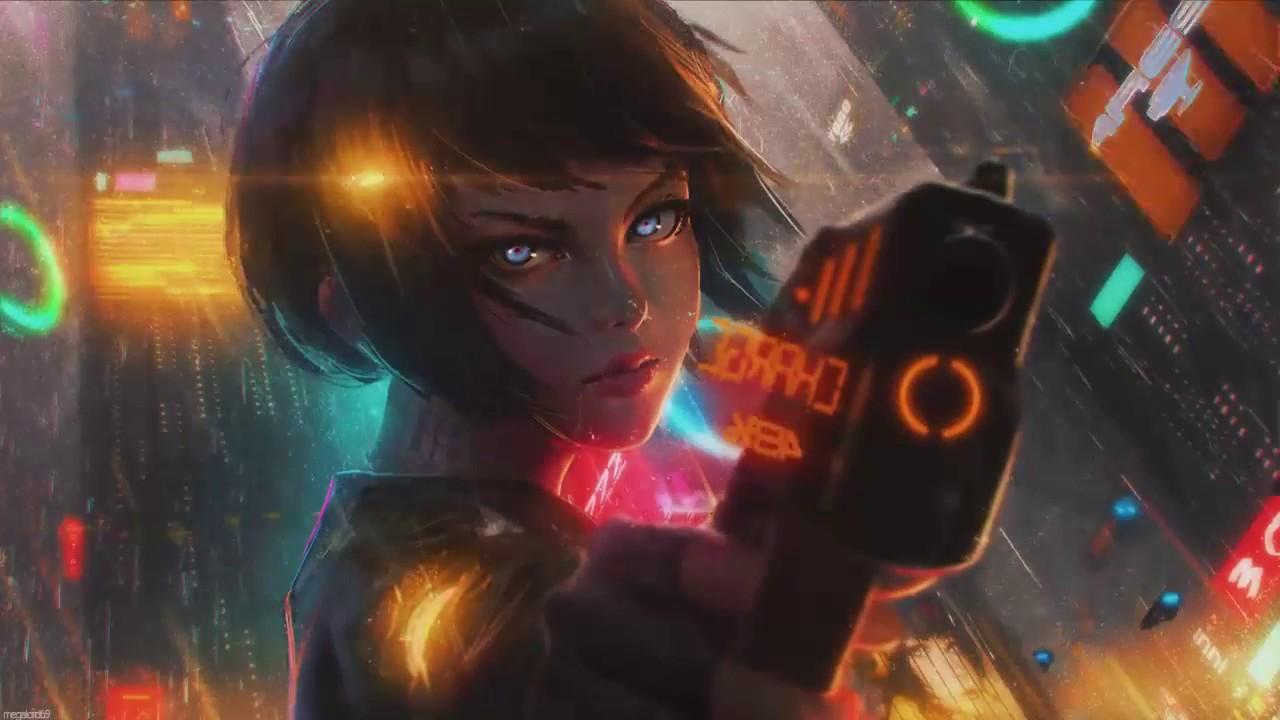 Cyberpunk Woman Warrior
 Wallpapers