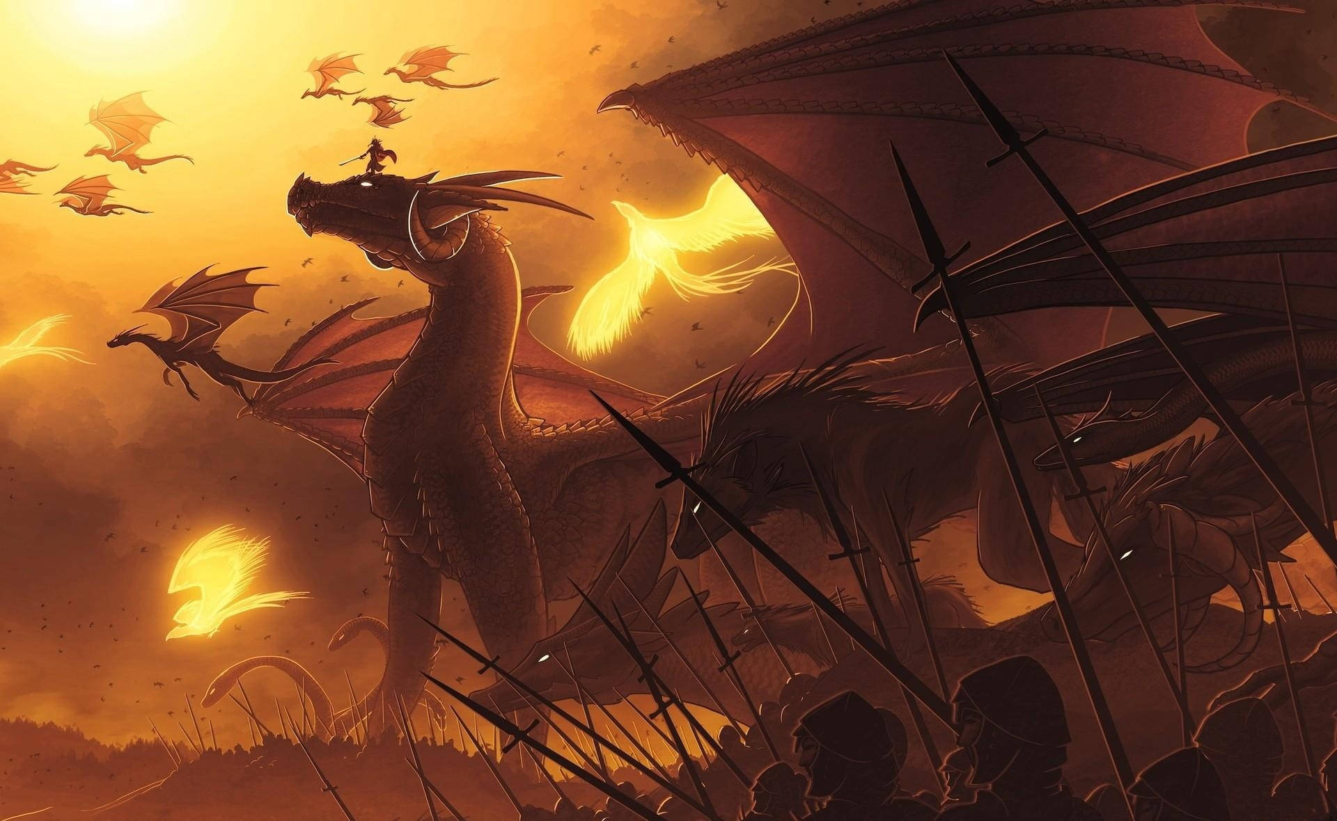 Dragon Battle Wallpapers