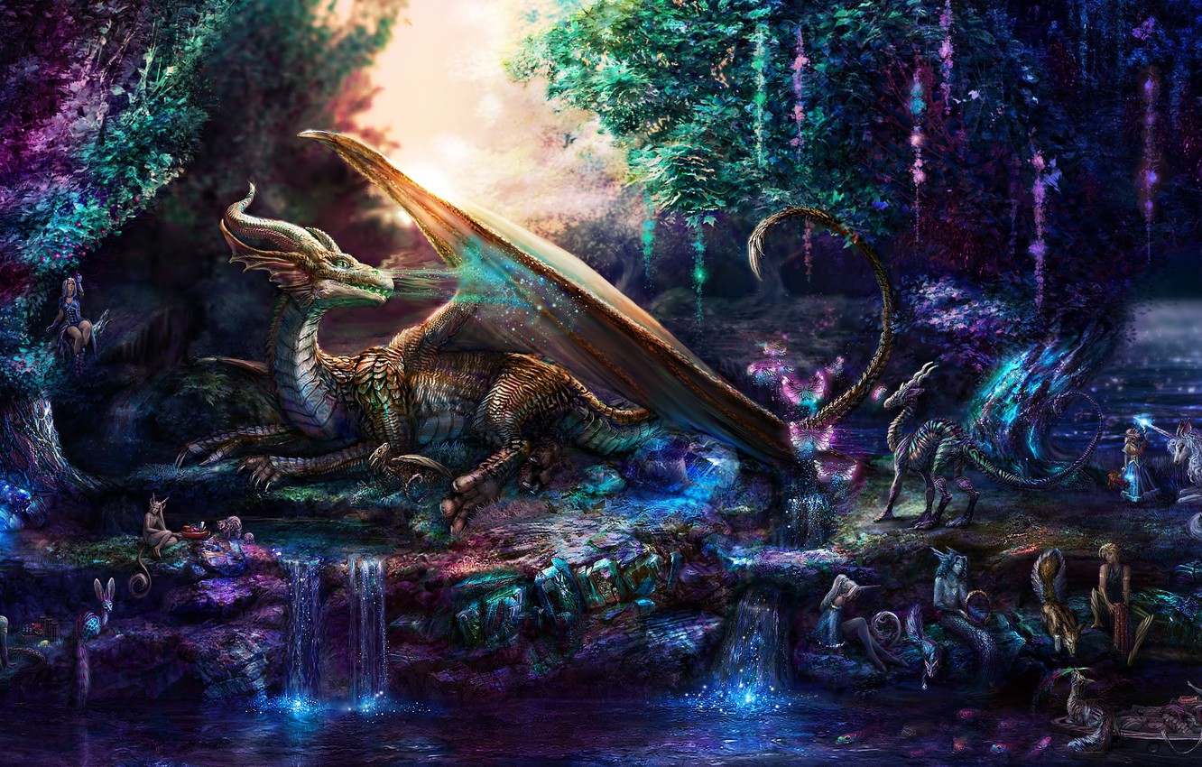 Dragons And Fairies Wallpapers