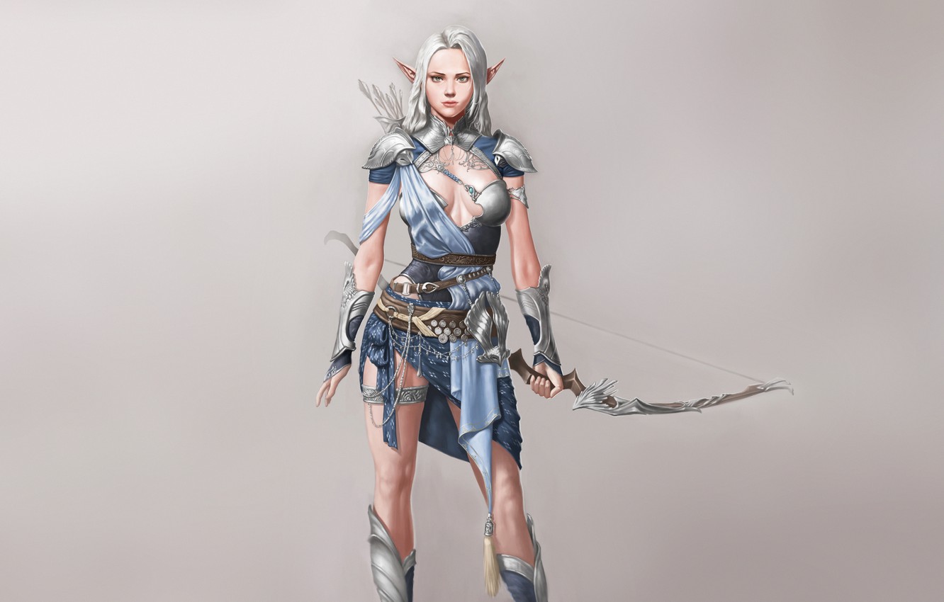 Elf  Woman Archer Warrior
 Wallpapers