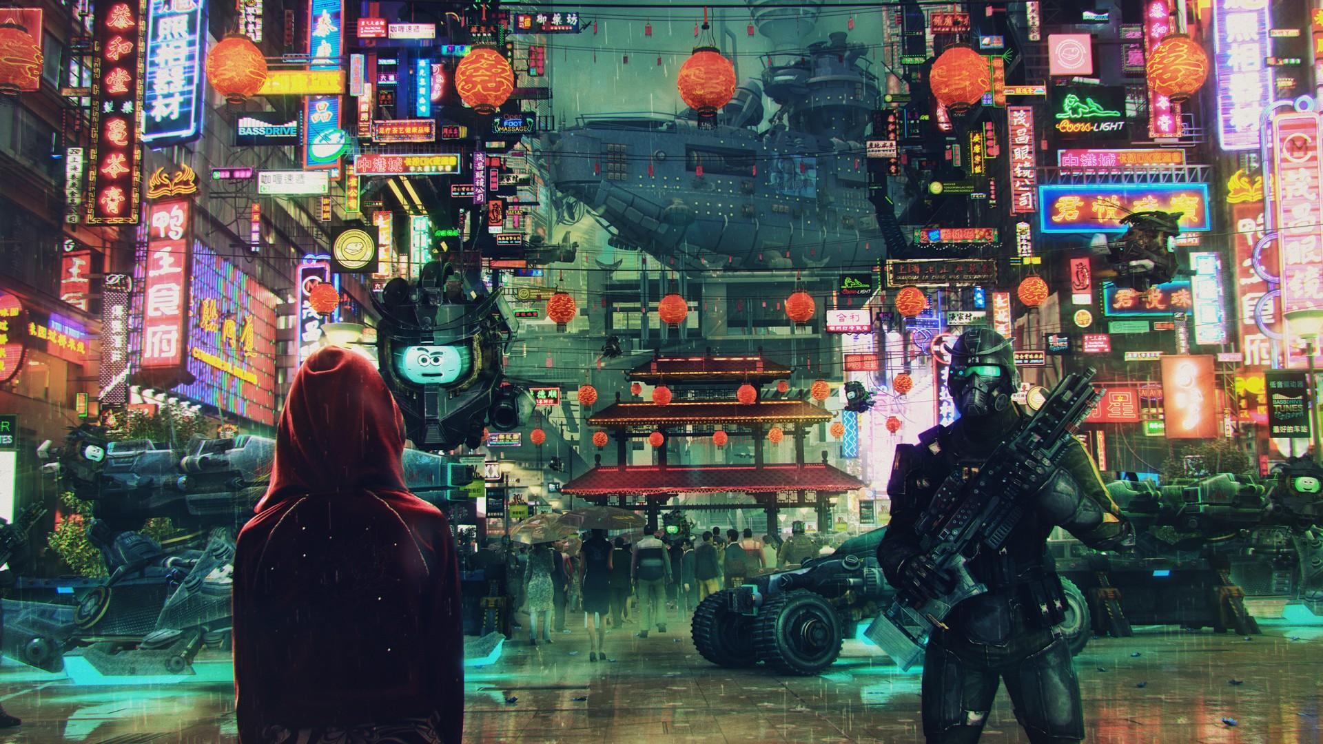 Exo-Shonin Cyberpunk
 Wallpapers