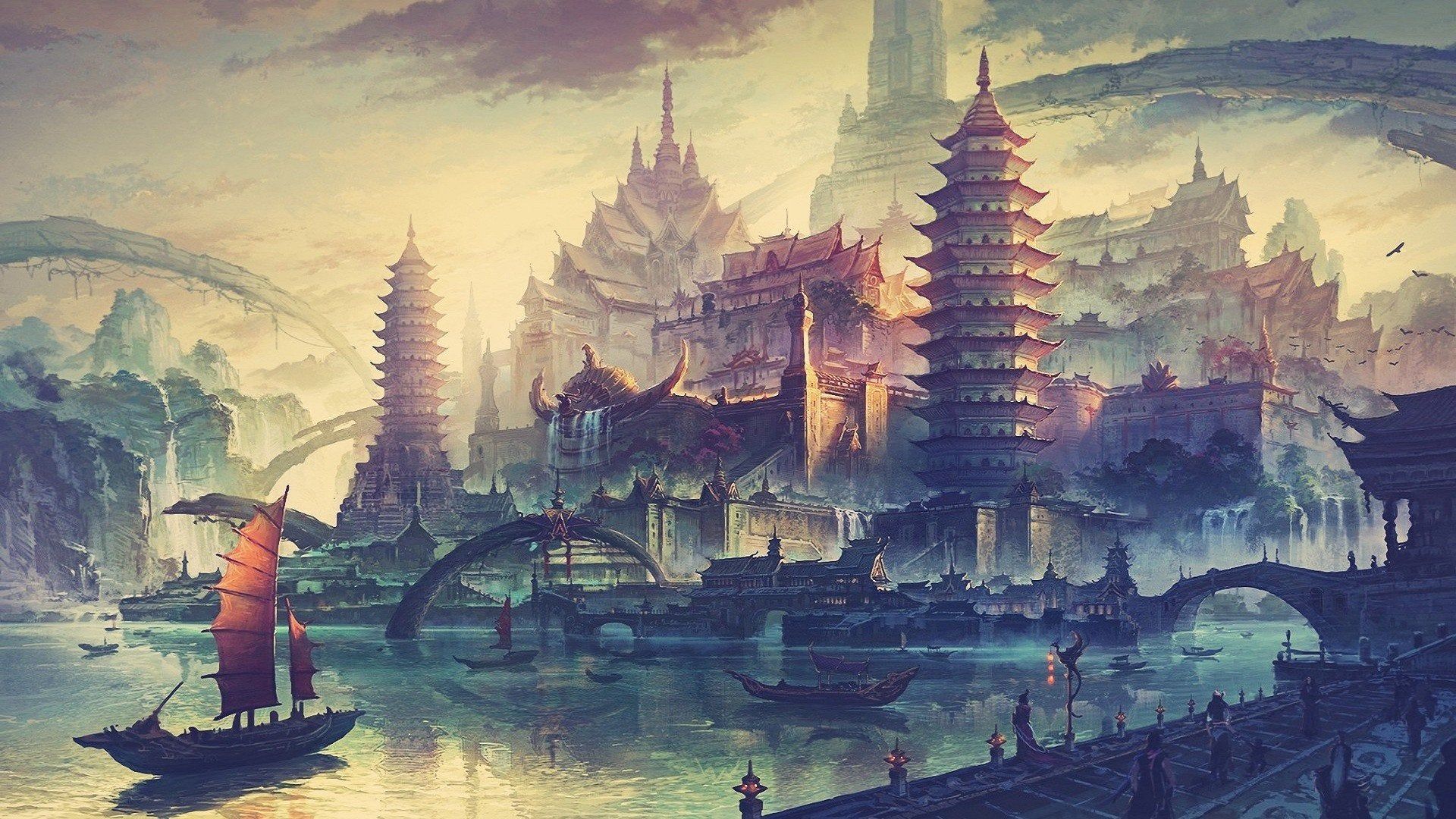 Fantasy Ancient City
 Wallpapers