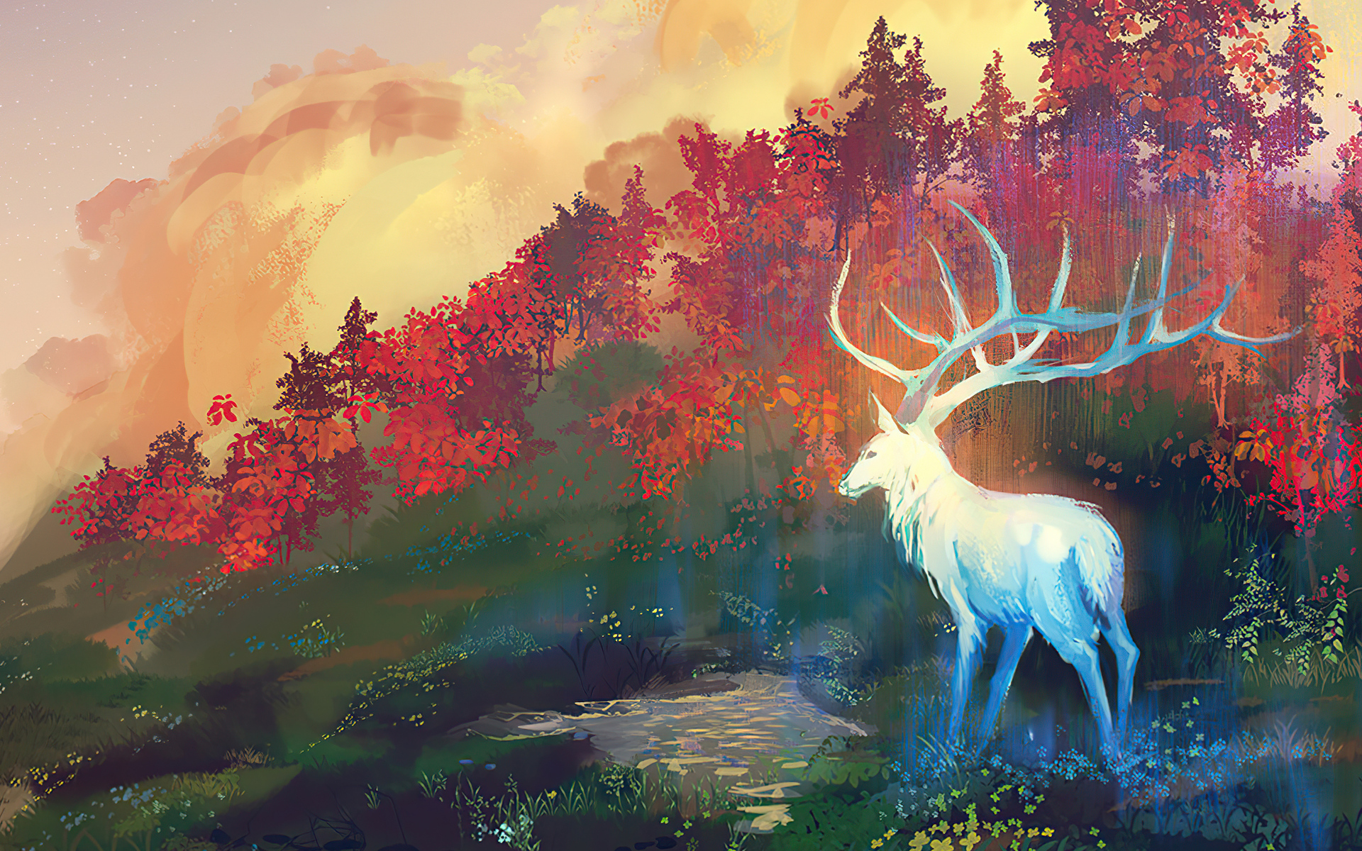 Fantasy Deer
 Wallpapers