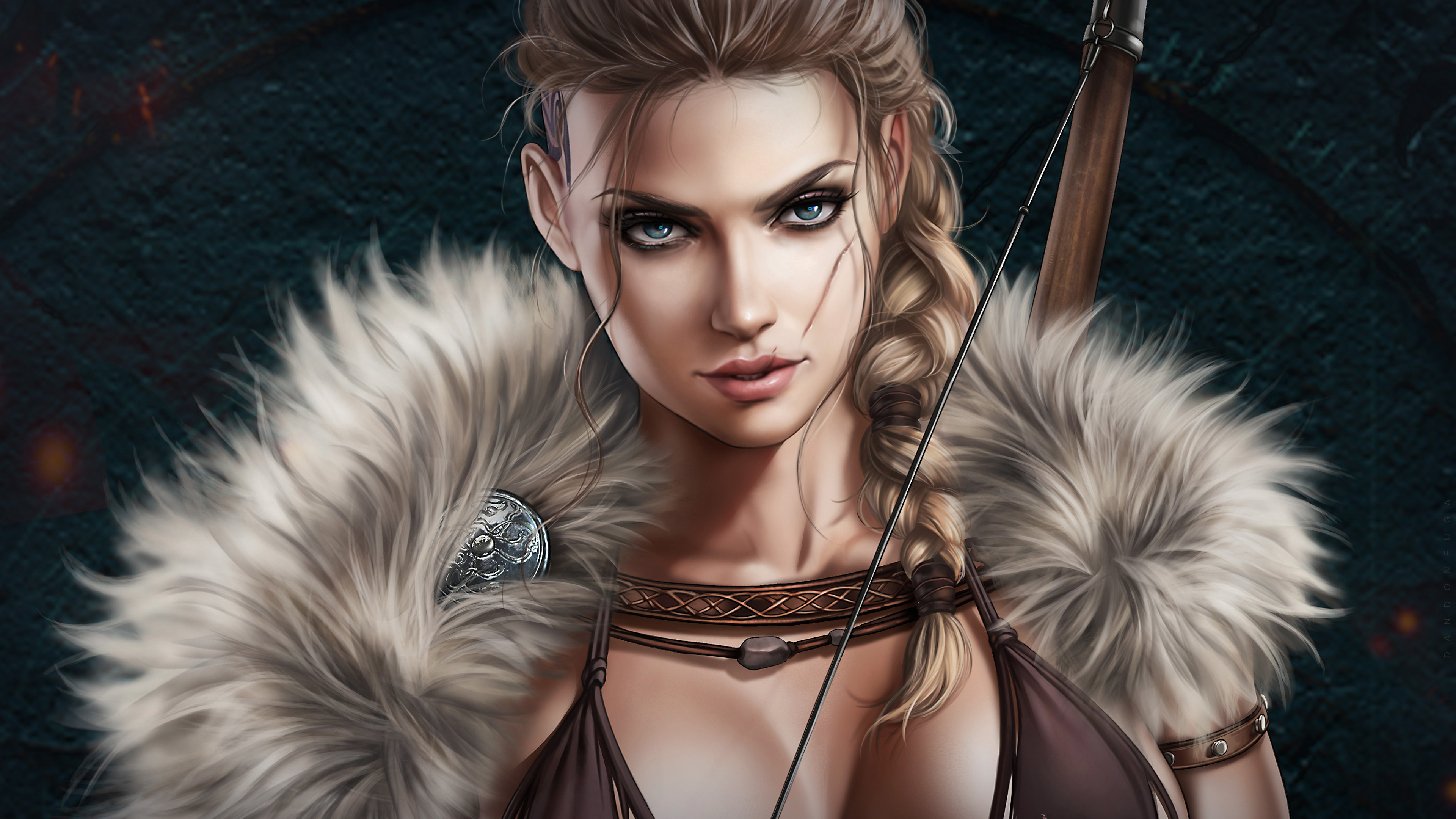 Fantasy Digital Blonde Women
 Wallpapers