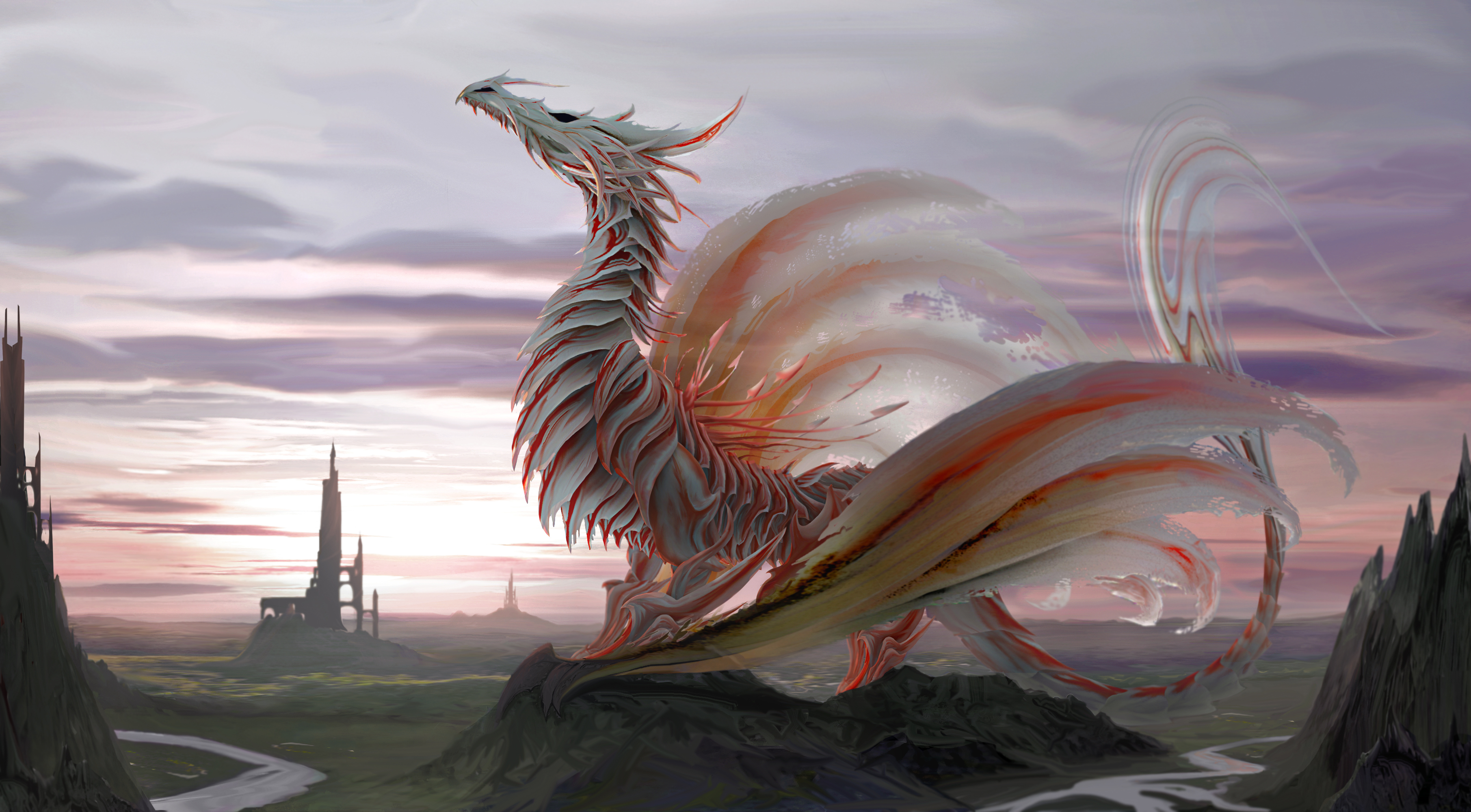 Fantasy Dragon 4K Art
 Wallpapers