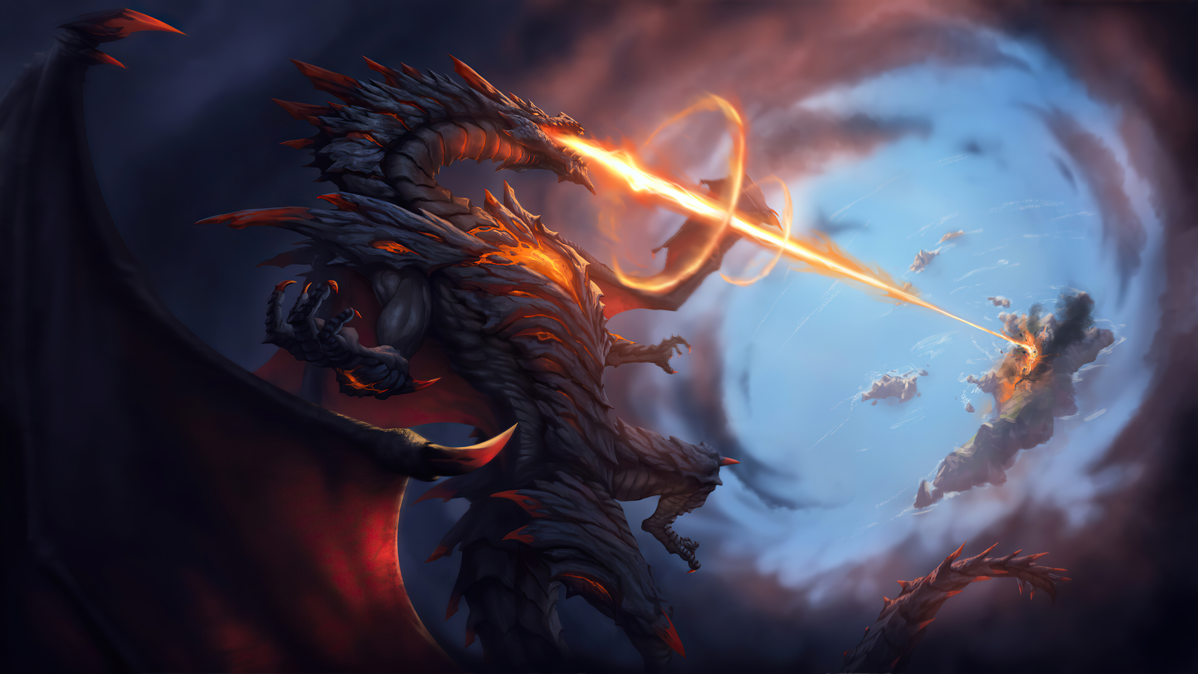 Fantasy Dragon 4K Art
 Wallpapers