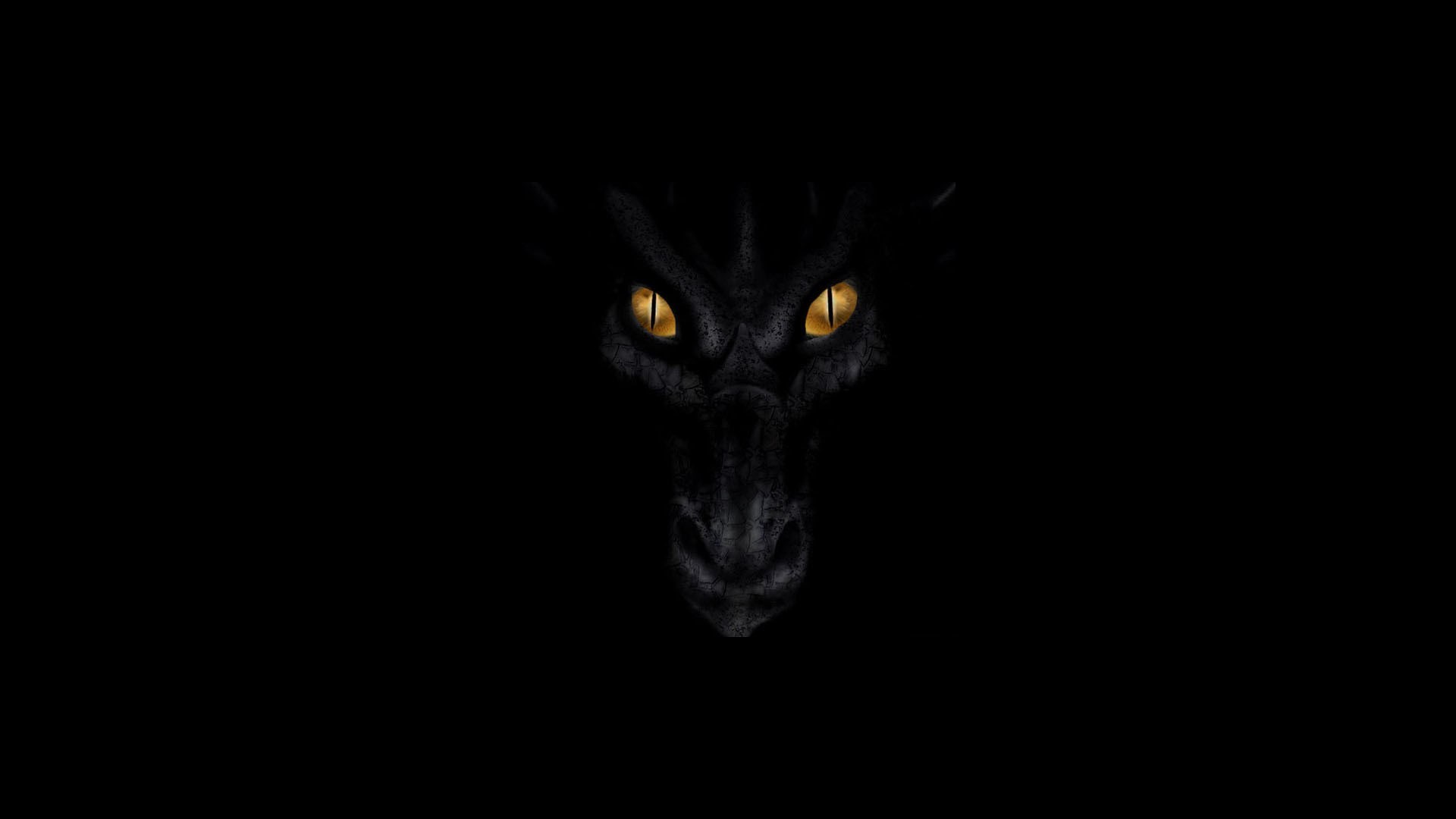 Fantasy Dragon Face Yellow Eyes
 Wallpapers