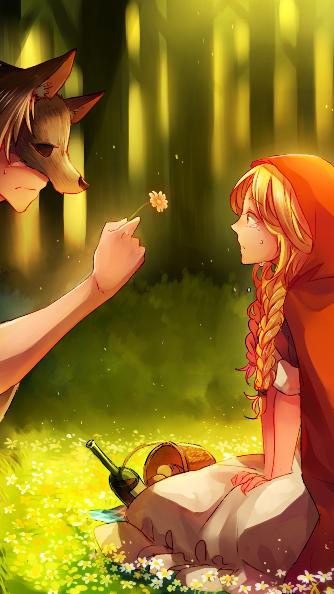 Fantasy Red Riding Hood Wallpapers