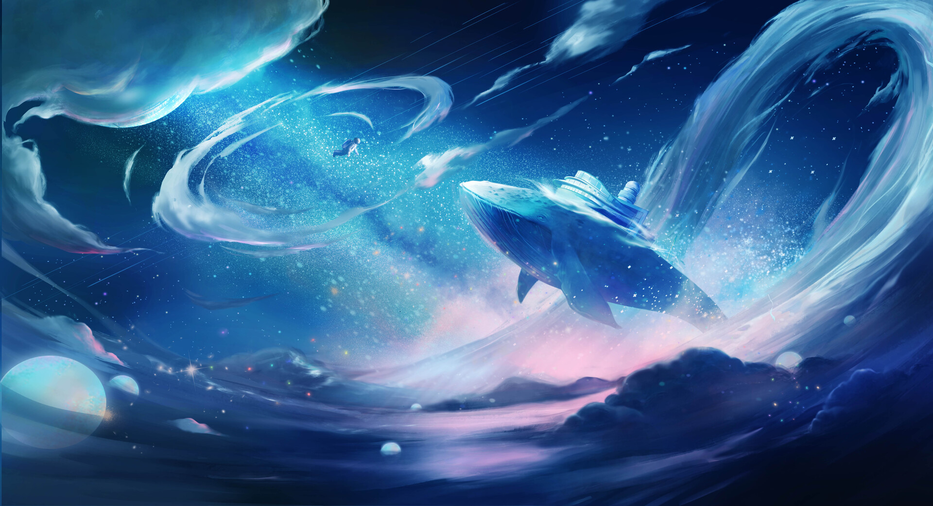 Fantasy Whale Wallpapers