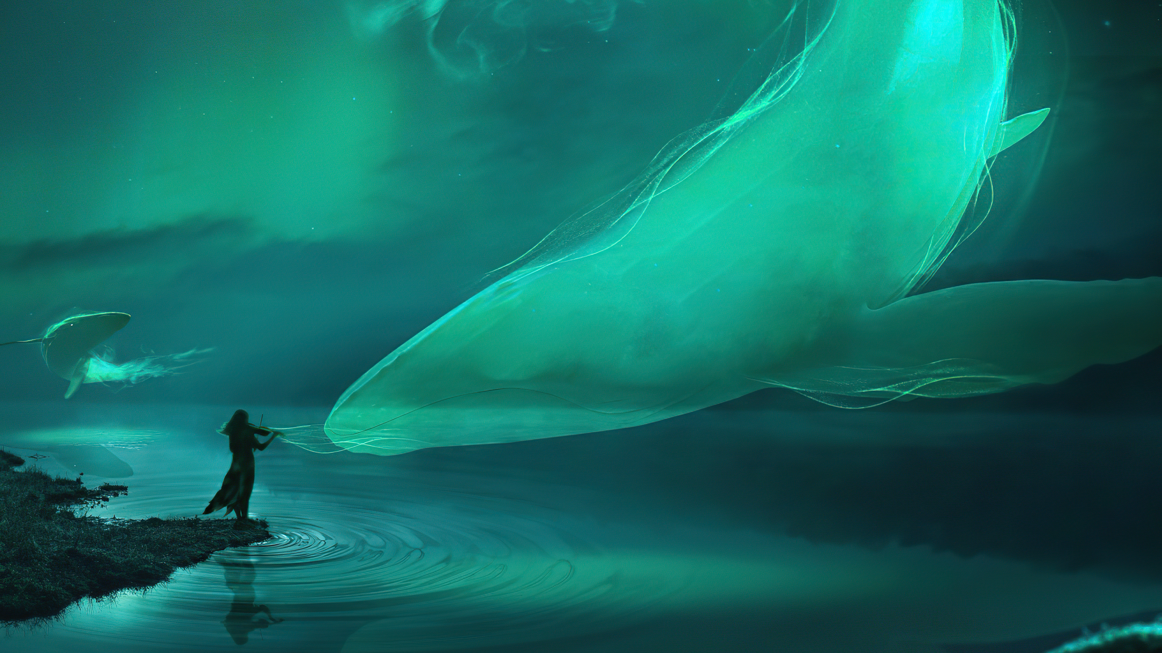 Fantasy Whale Wallpapers