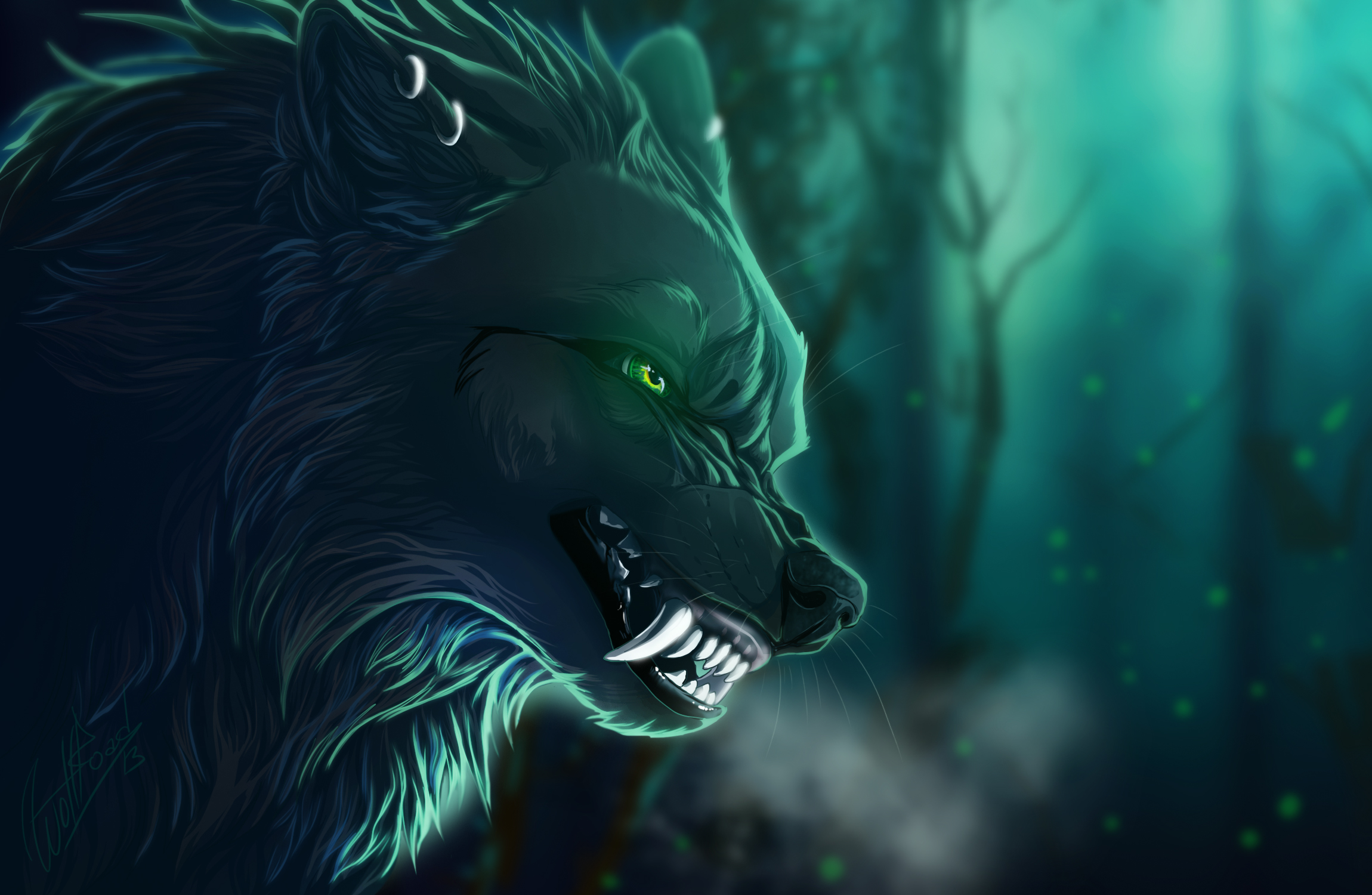 Fantasy Wolf Wallpapers