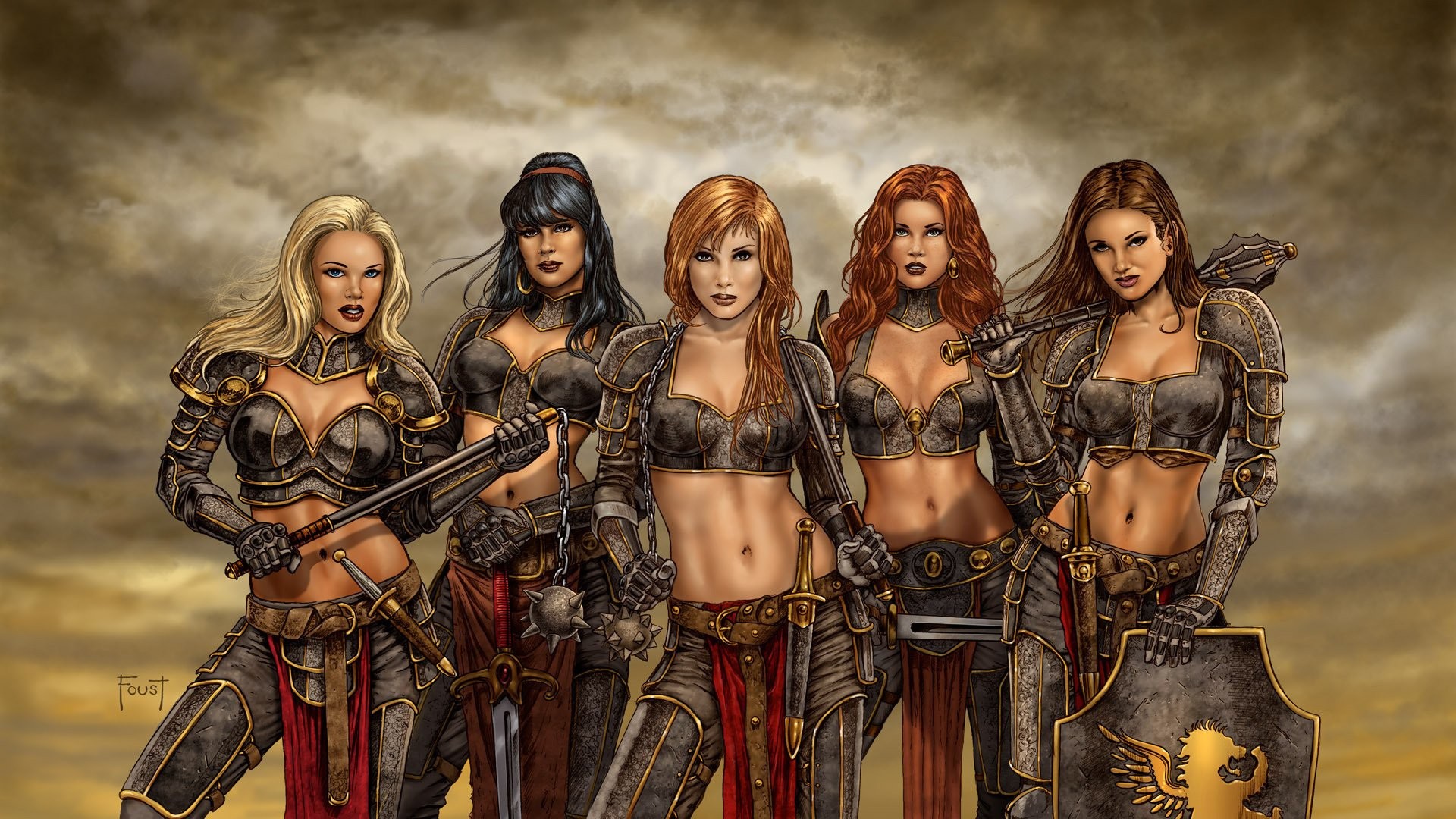 Fantasy Women Warrior Wallpapers