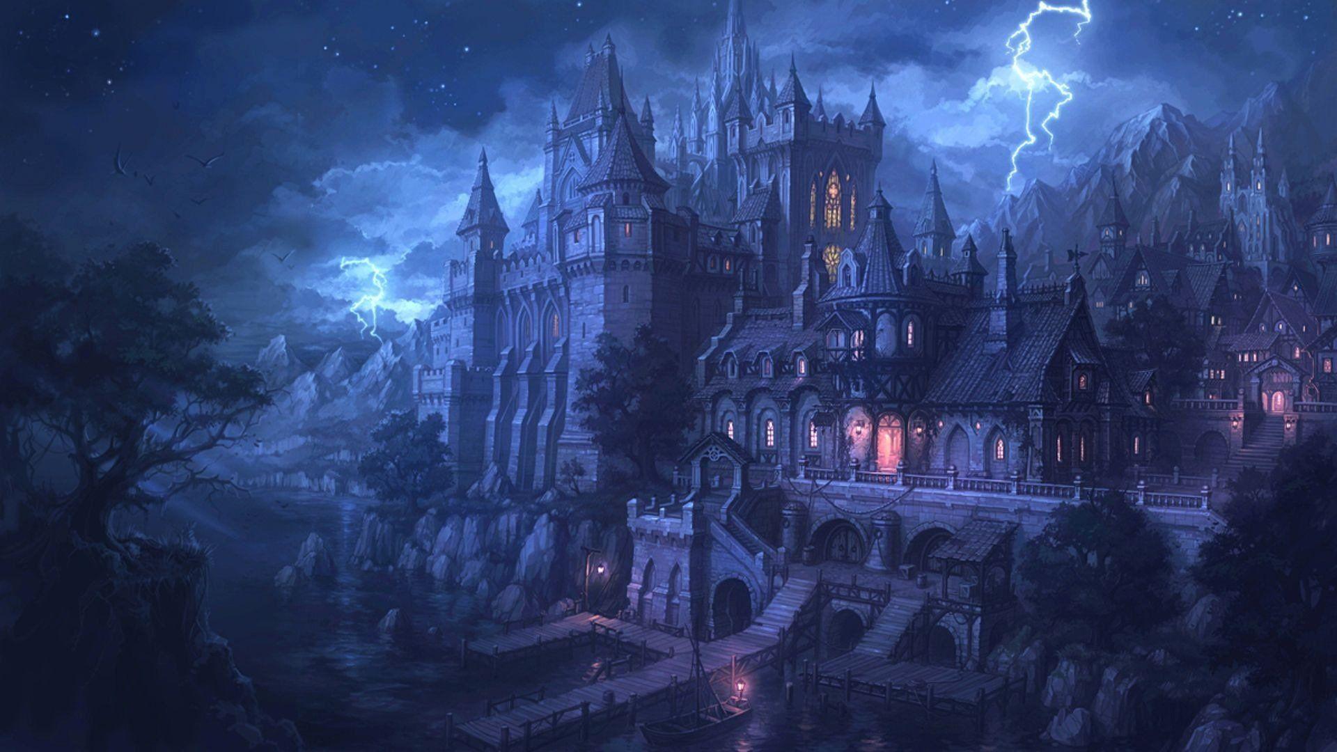 Glowing Magical Castle
 Wallpapers