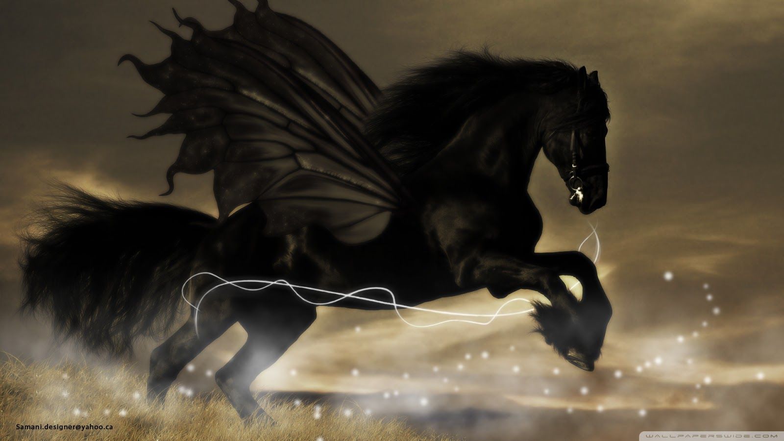 Horse Creature In Dark Fantasy
 Wallpapers