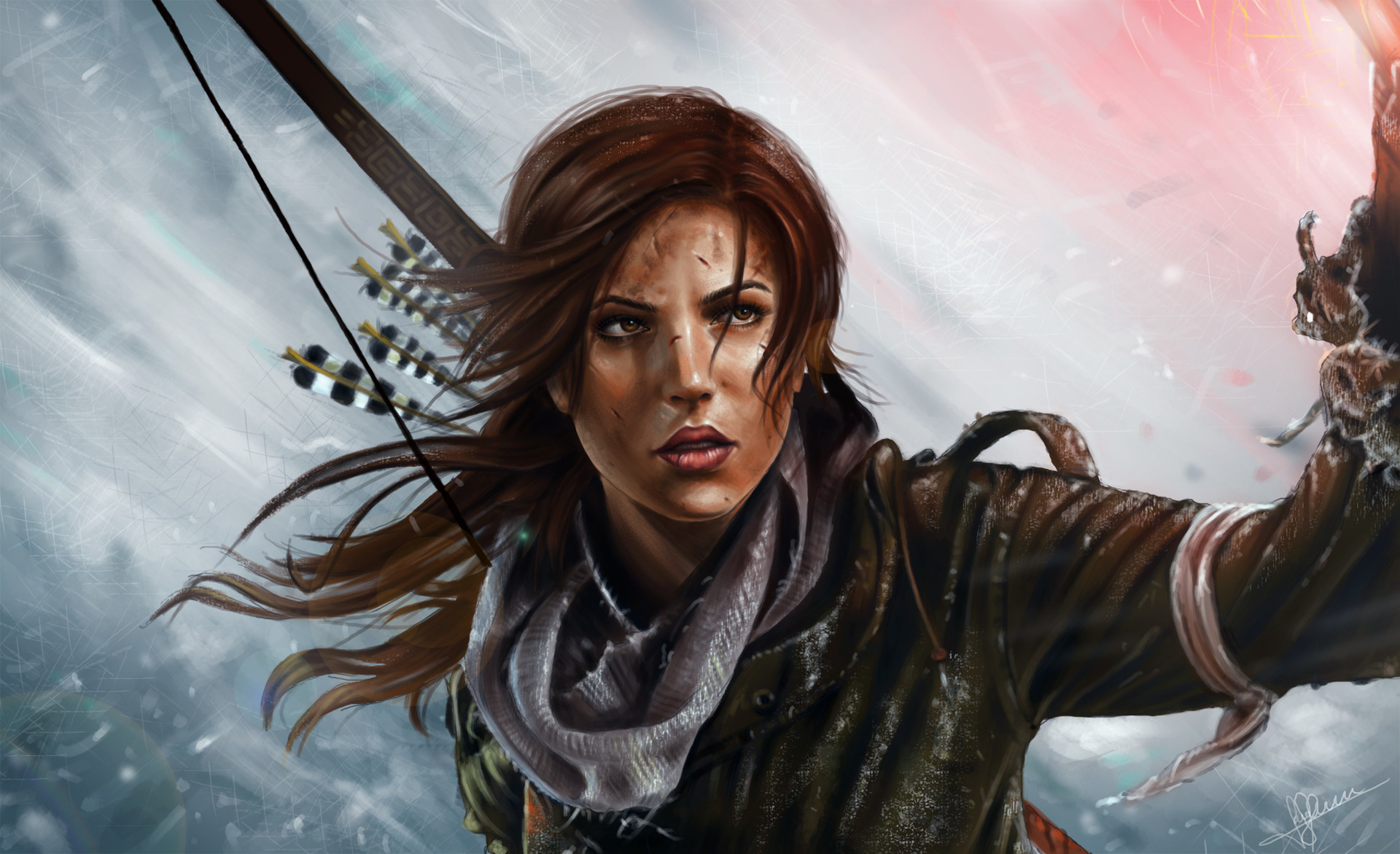 Lara Croft Tomb Raider Artwork
 Wallpapers