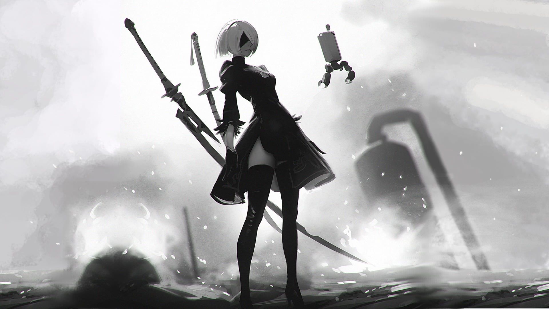 Nier Automata Fantasy Game Art
 Wallpapers