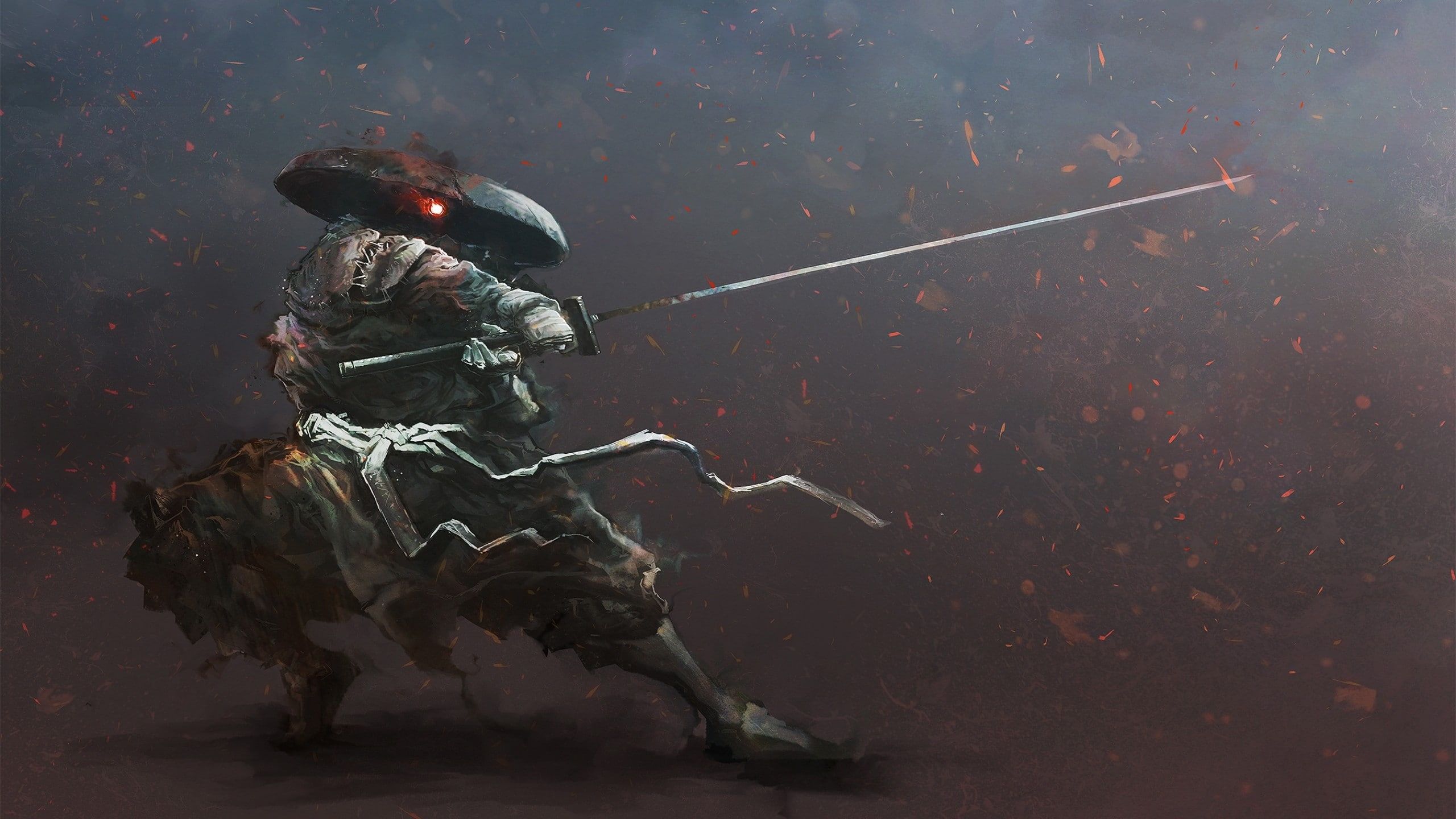 Samurai Warrior 4K Cool Digital Art
 Wallpapers