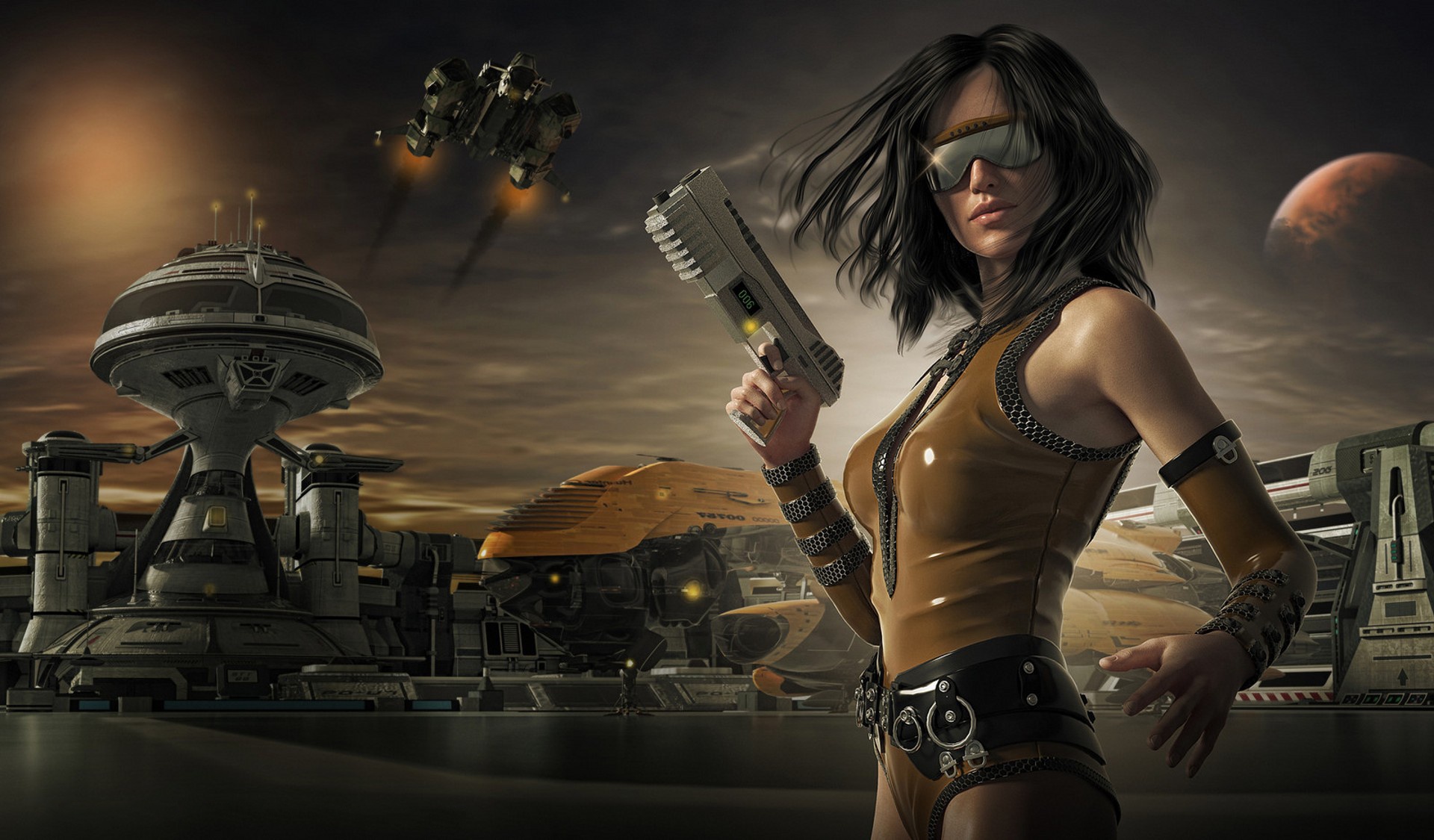 Sci Fi Women 4K Warrior
 Wallpapers