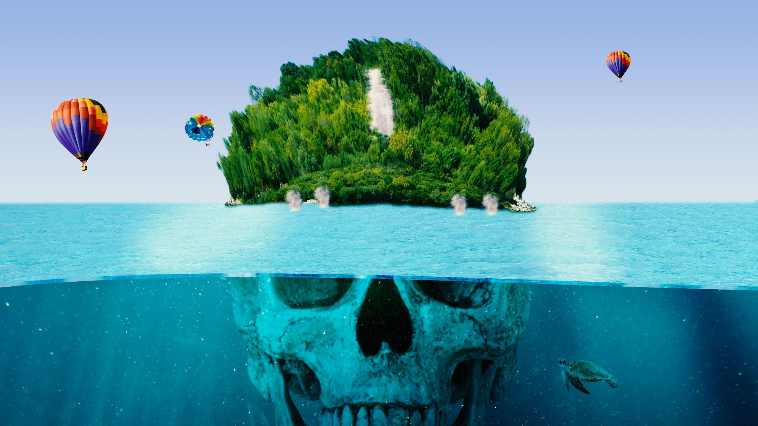 Skull Underwater
 Wallpapers