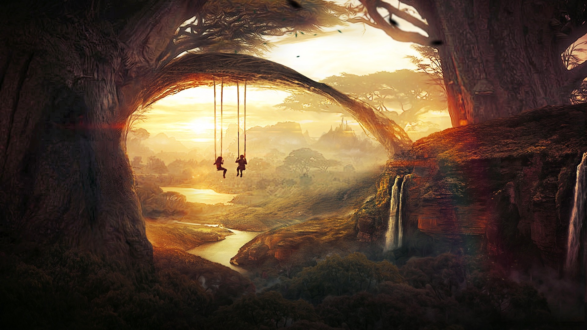 Spiritual Fantasy Art Sunrise
 Wallpapers