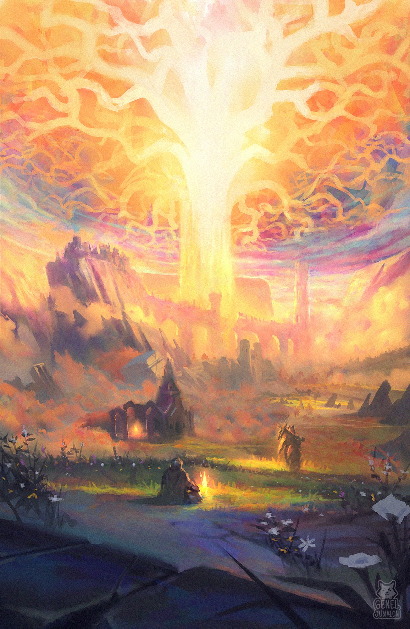 Spiritual Fantasy Art Sunrise
 Wallpapers