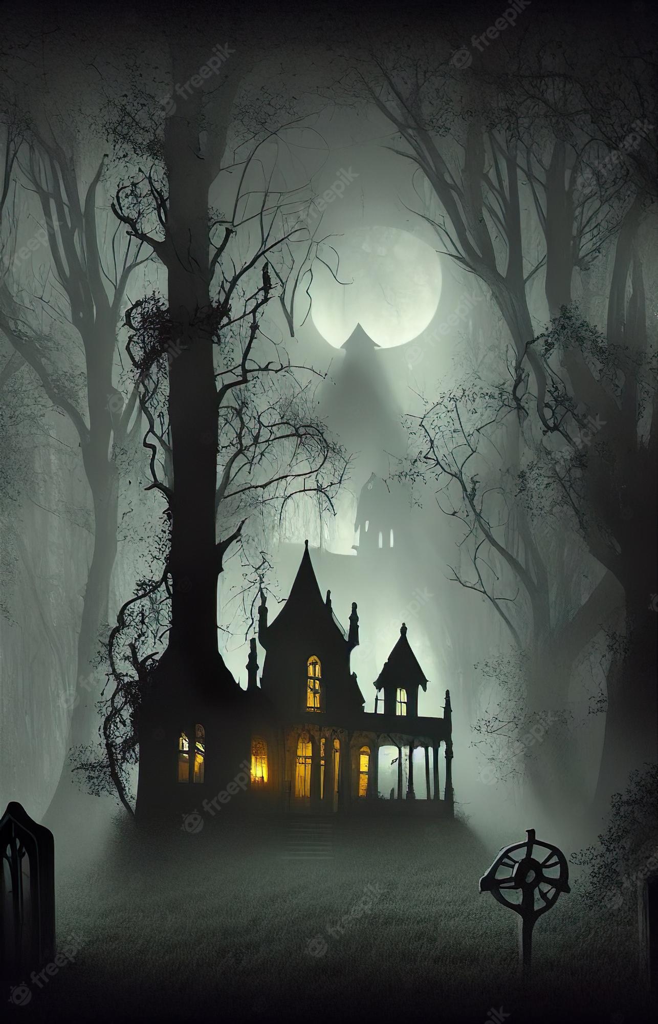 Spooky Halloween House
 Wallpapers