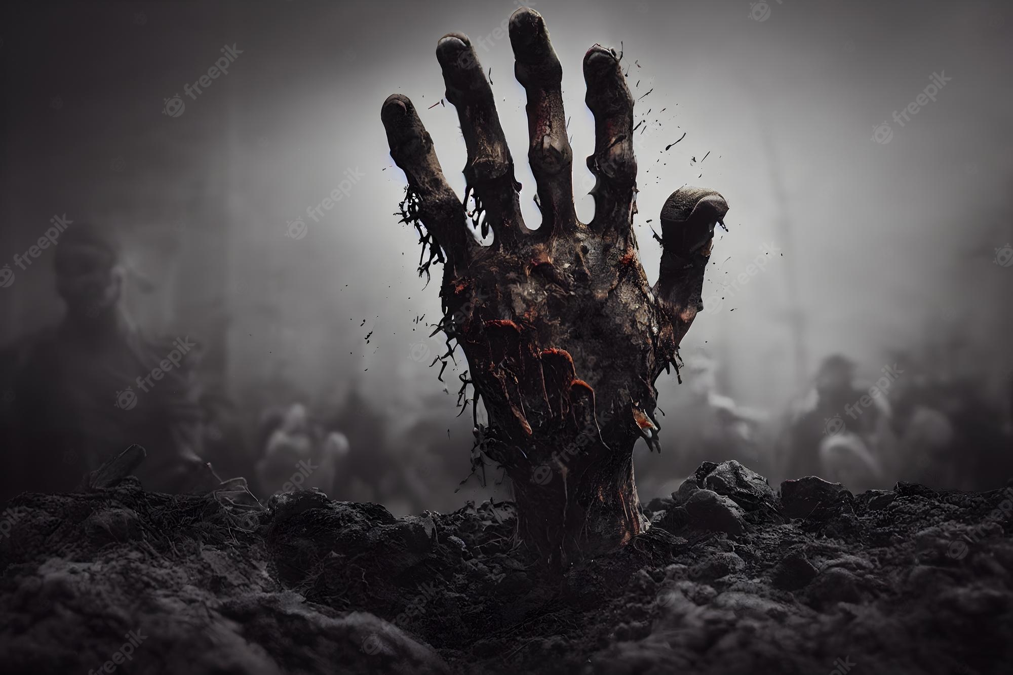 Zombie Hand From Cemetery
 Wallpapers