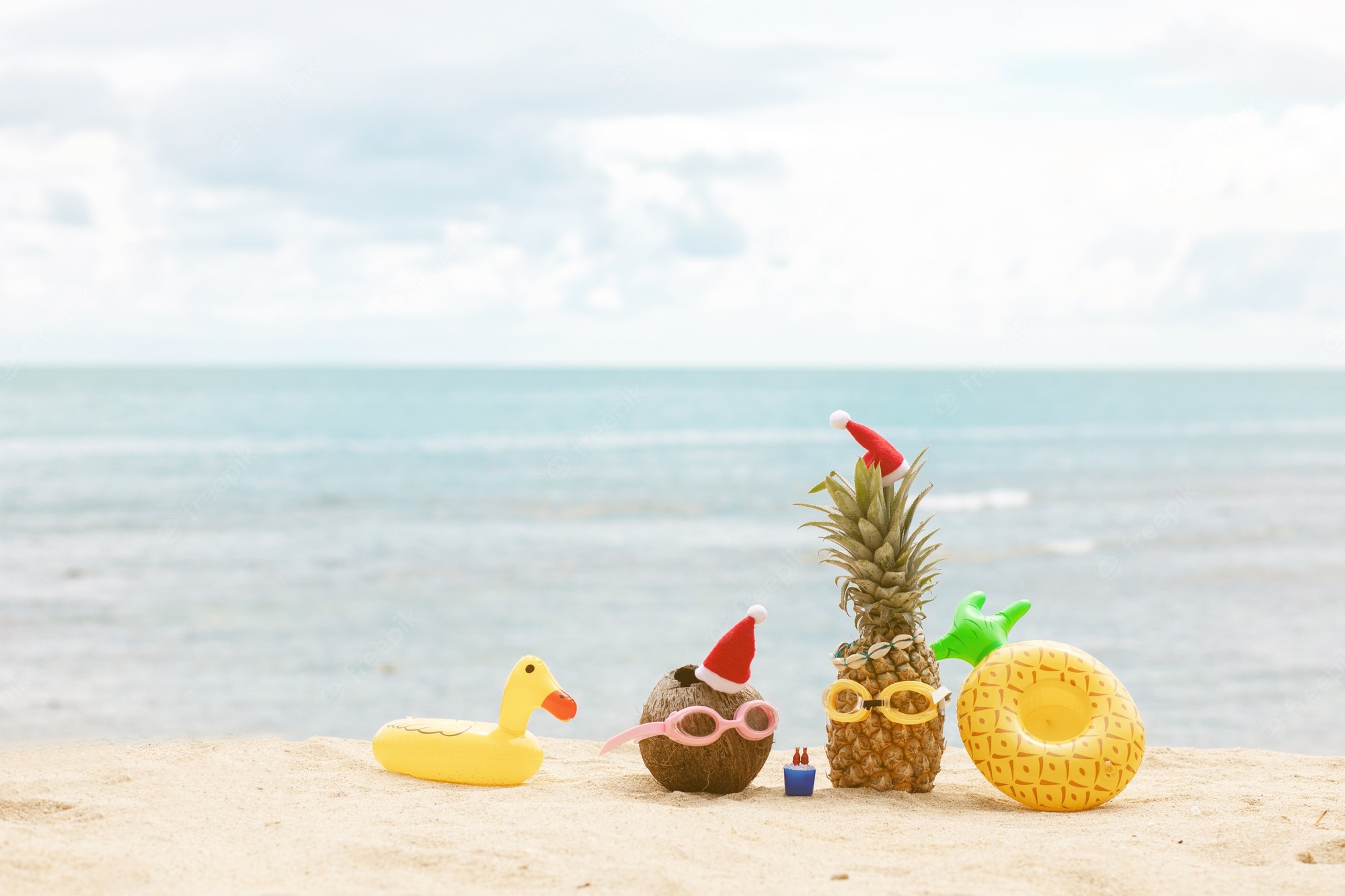 Christmas Beach Wallpapers