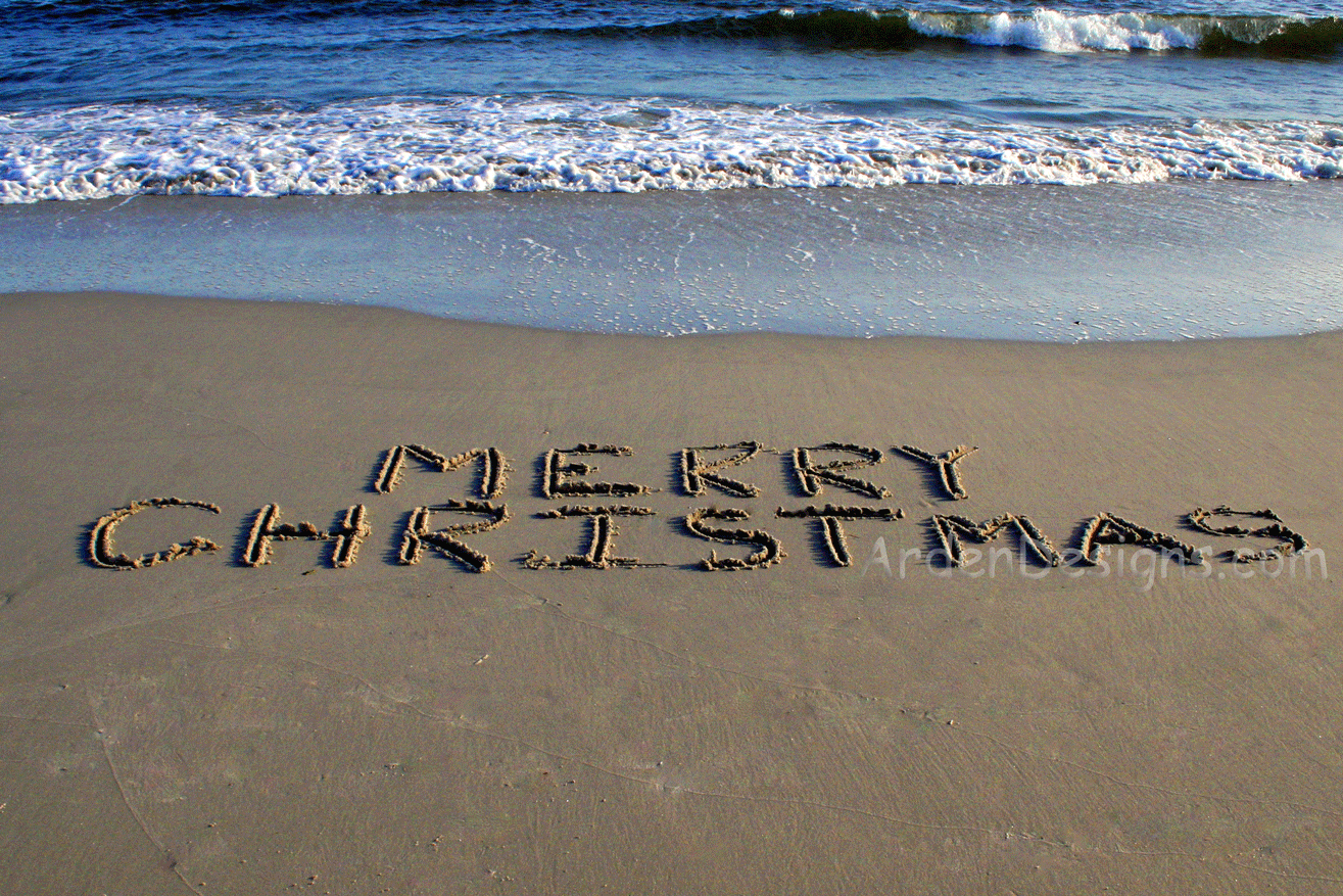 Christmas Beach Wallpapers