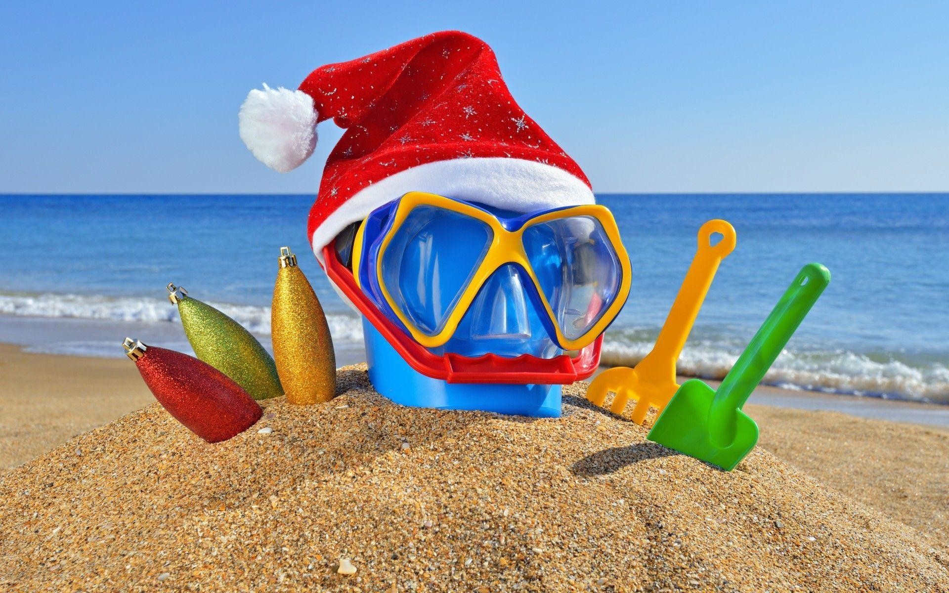 Christmas Beach Wallpapers