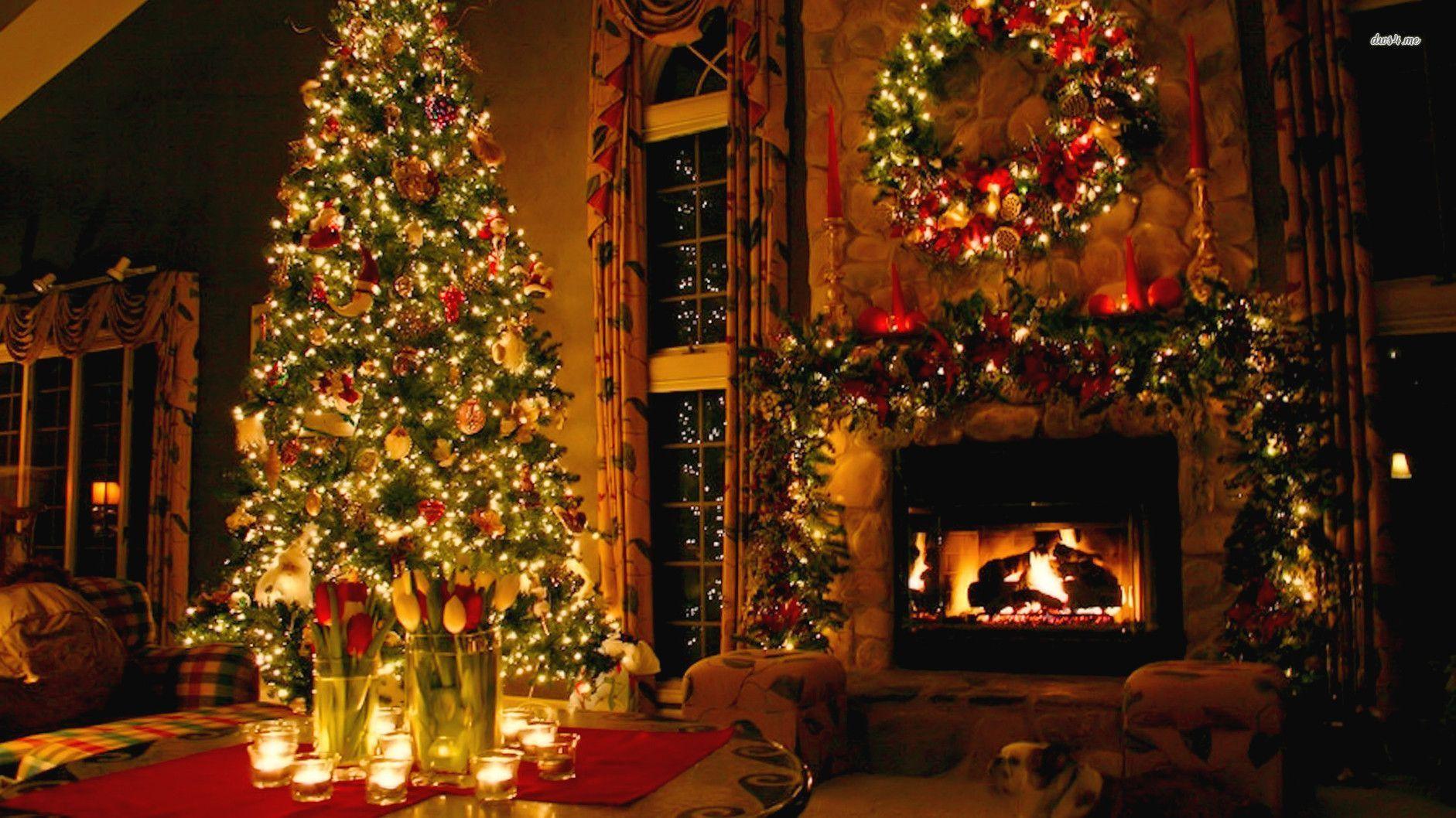 Christmas Chimney Wallpapers