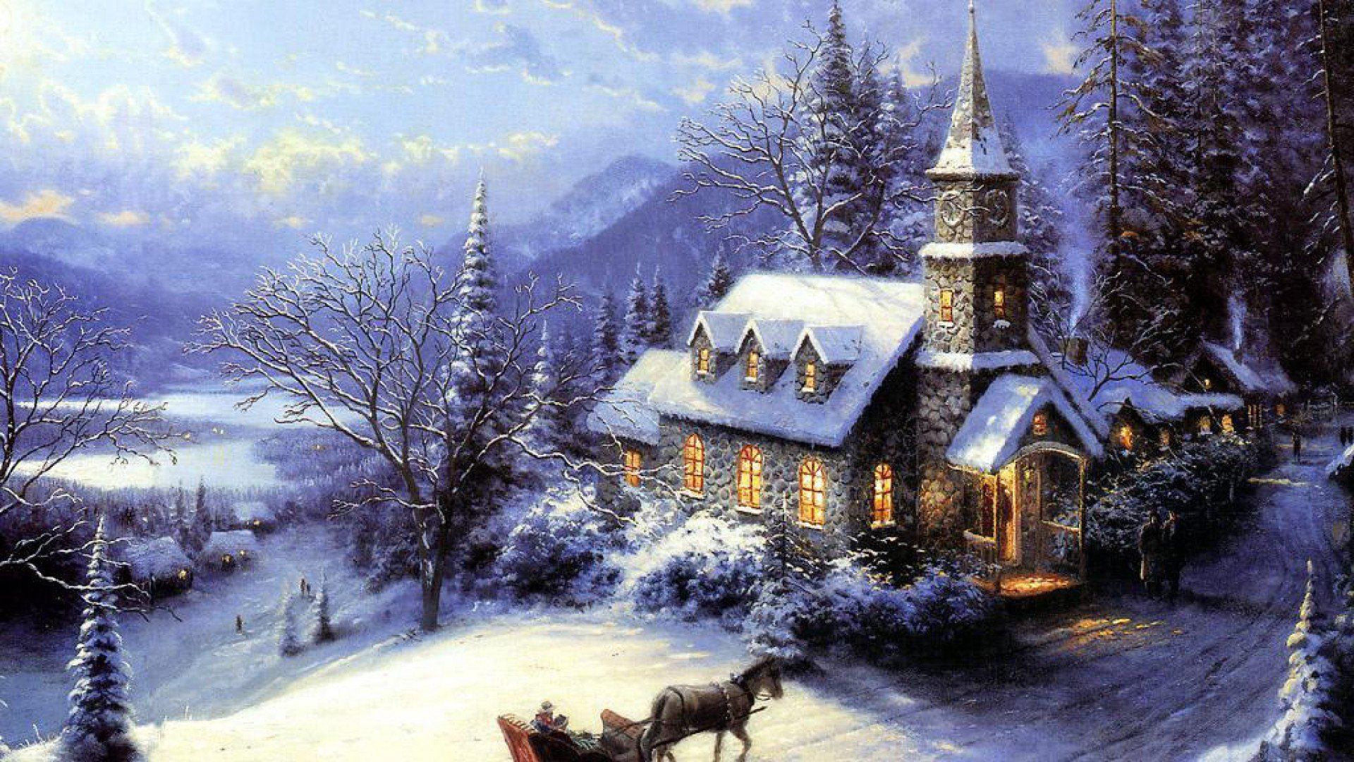 Christmas Church Wallpapers