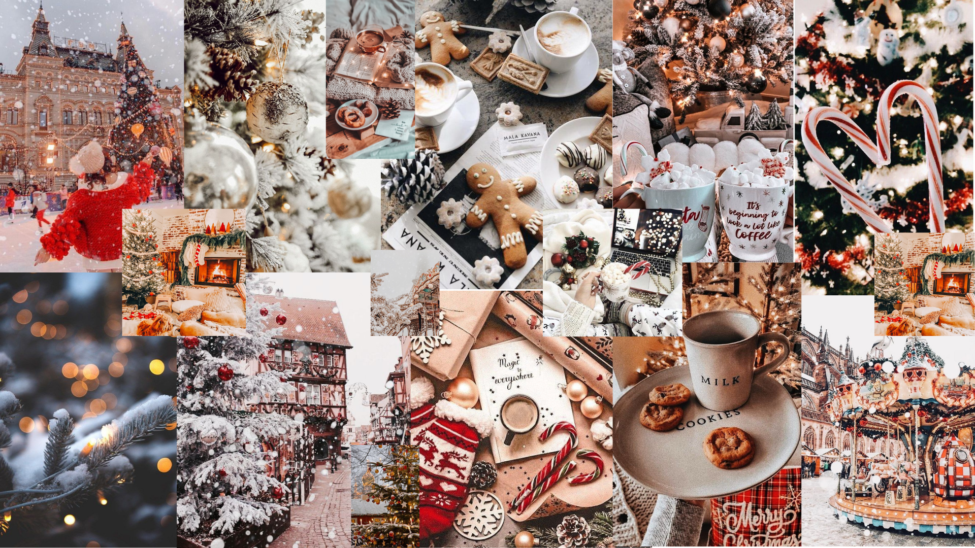 Christmas Collage Wallpapers