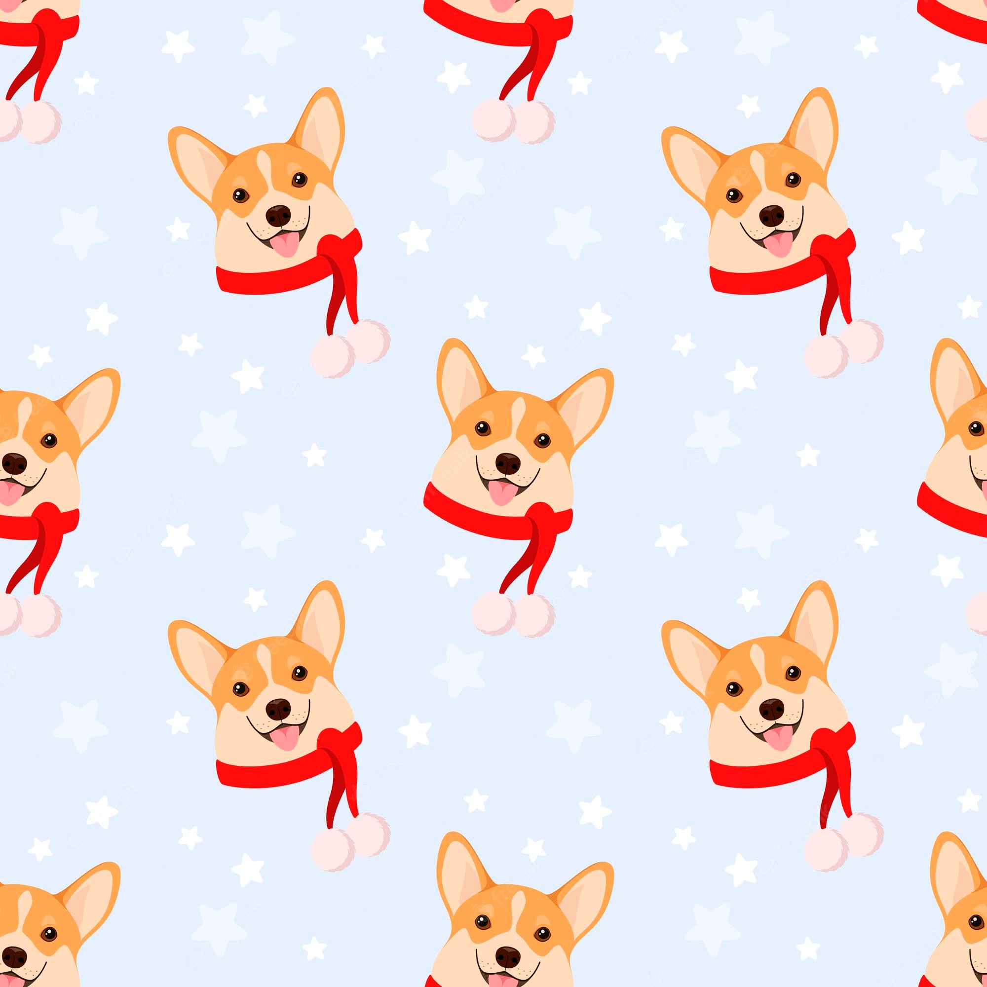 Christmas Corgi Wallpapers