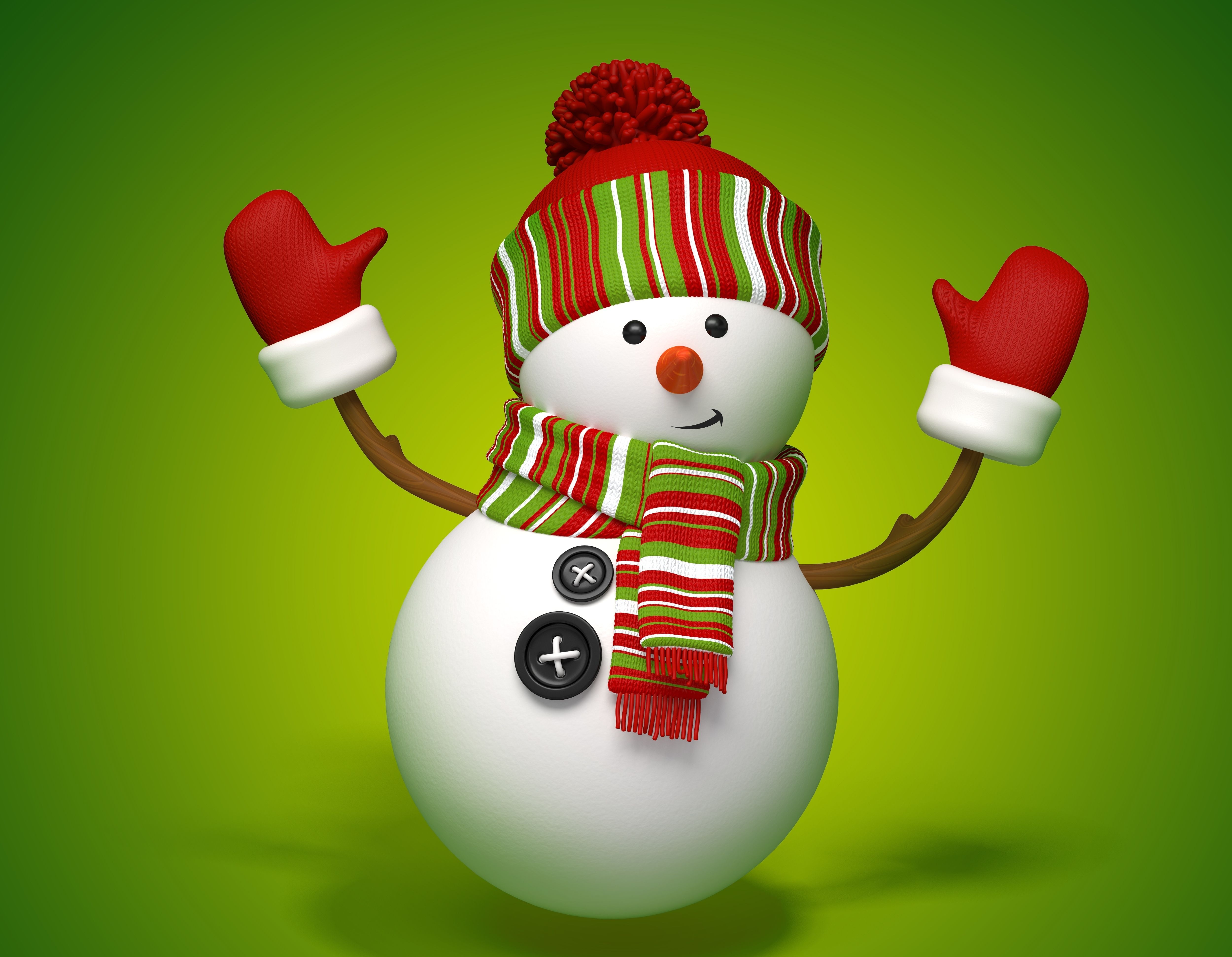 Christmas Cute Snowman Toy Wallpapers